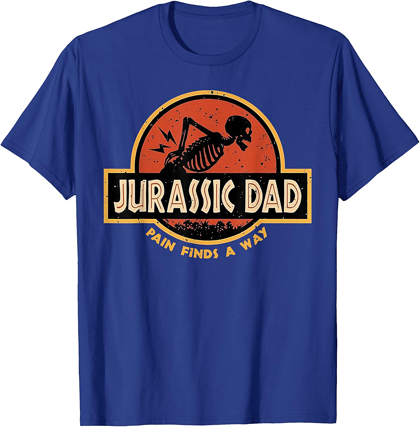 Jurassic Dad T-Shirt Funny Back Pain Parody Tee