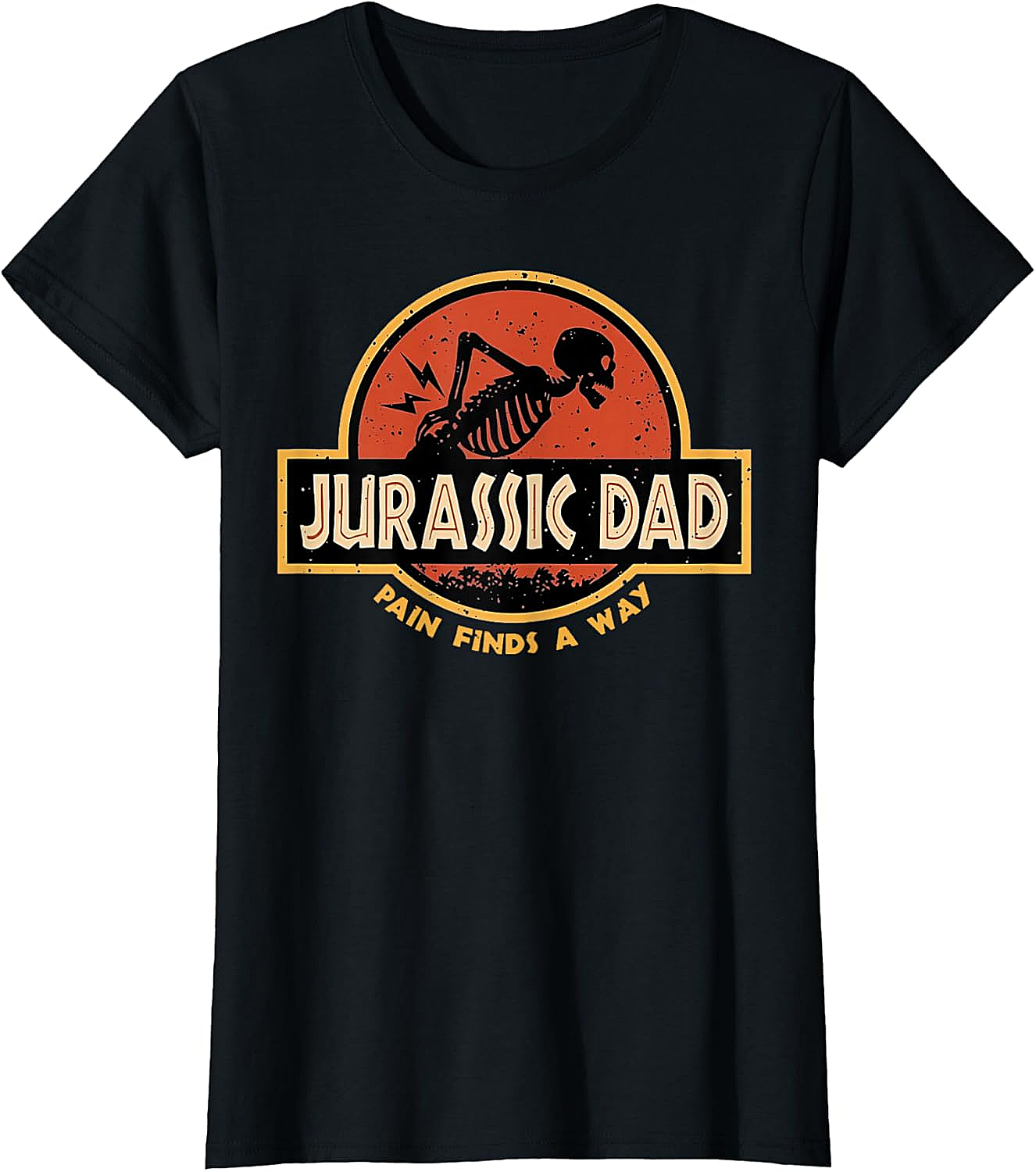 Jurassic Dad T-Shirt Funny Back Pain Parody Tee