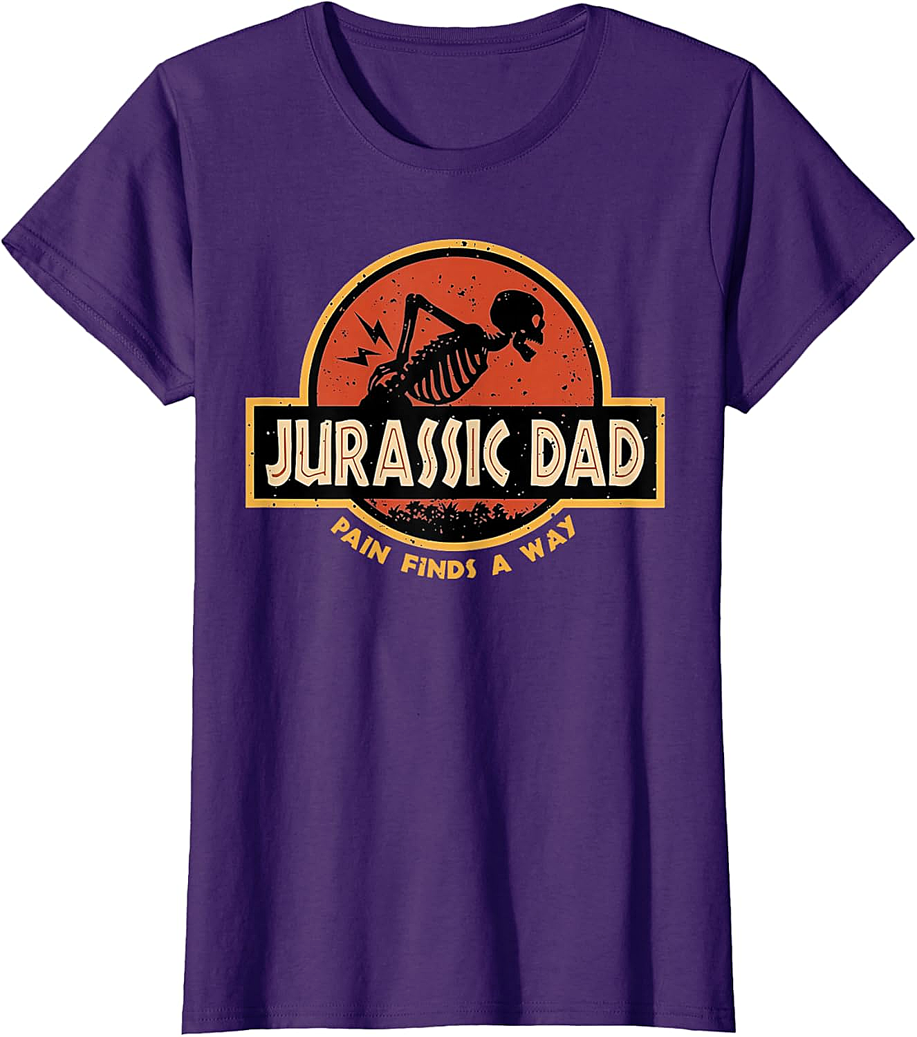 Jurassic Dad T-Shirt Funny Back Pain Parody Tee