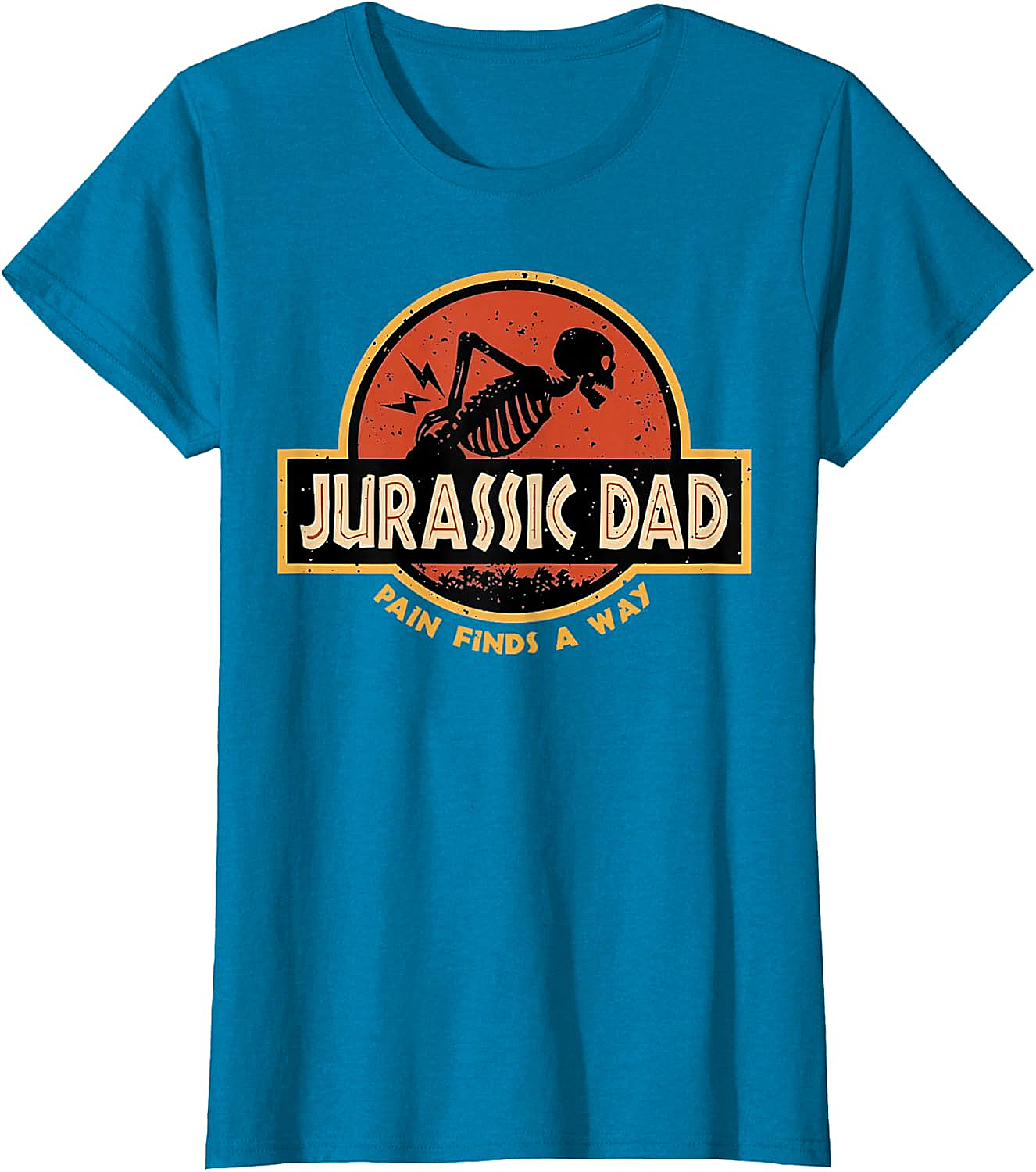 Jurassic Dad T-Shirt Funny Back Pain Parody Tee