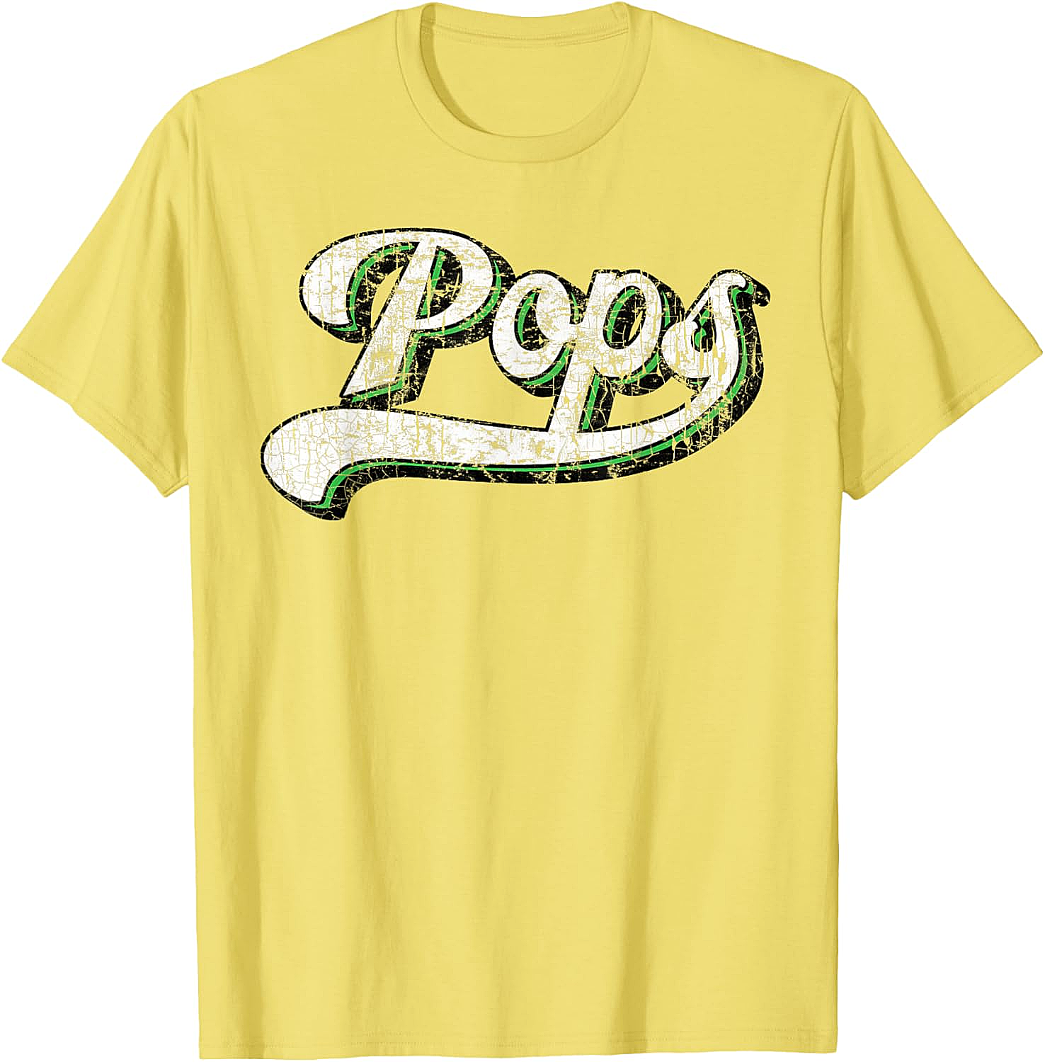 Vintage Pops T-Shirt Retro Baseball Graphic Tee for Dad