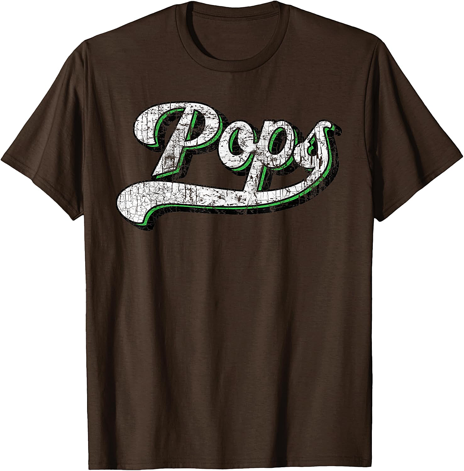 Vintage Pops T-Shirt Retro Baseball Graphic Tee for Dad