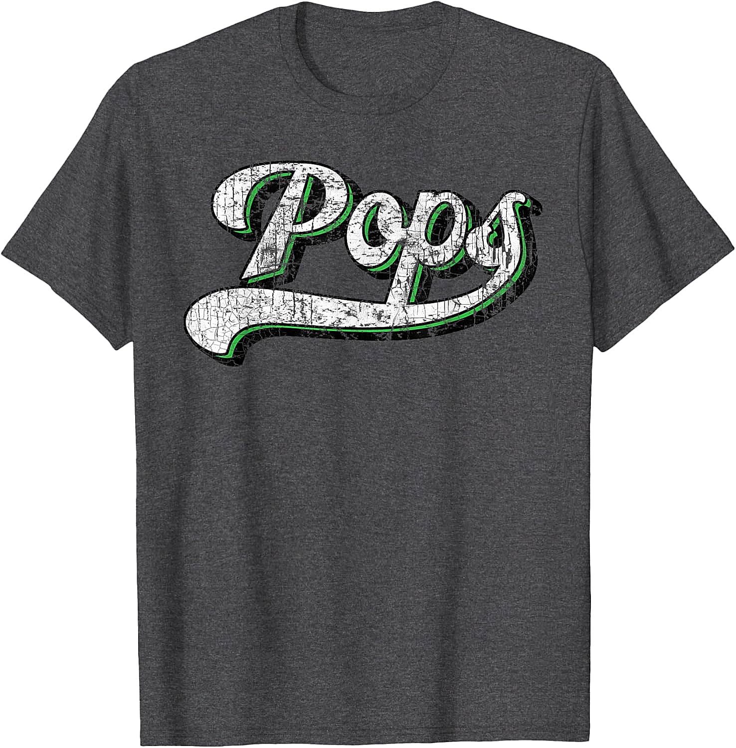Vintage Pops T-Shirt Retro Baseball Graphic Tee for Dad