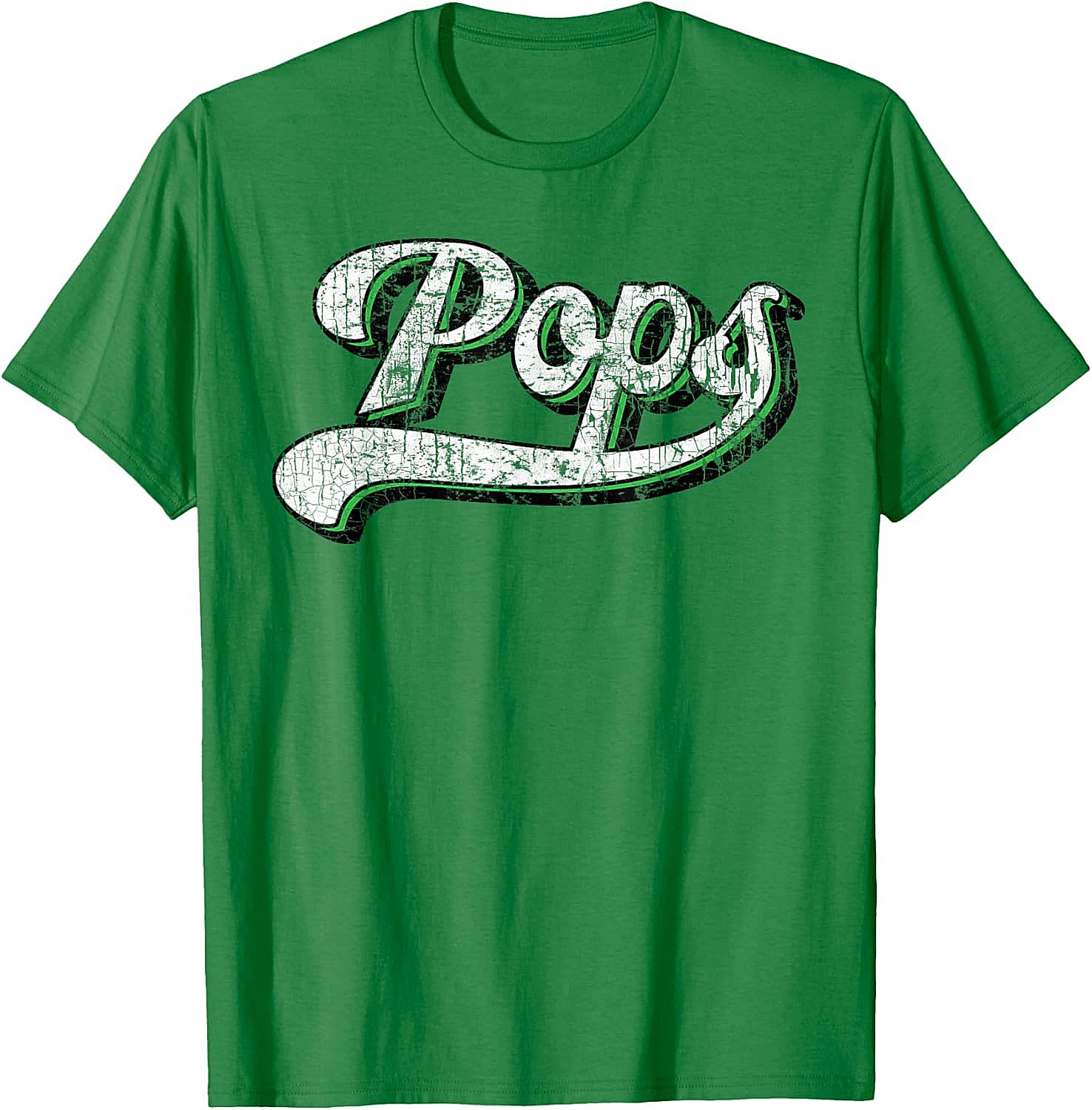 Vintage Pops T-Shirt Retro Baseball Graphic Tee for Dad