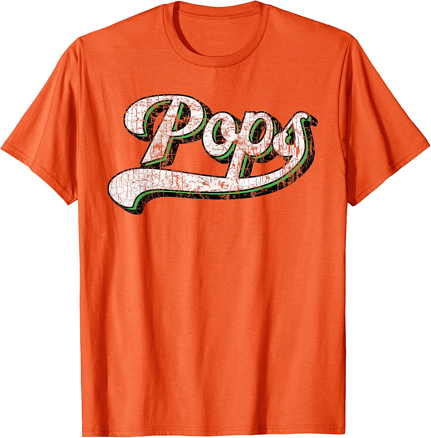 Vintage Pops T-Shirt Retro Baseball Graphic Tee for Dad