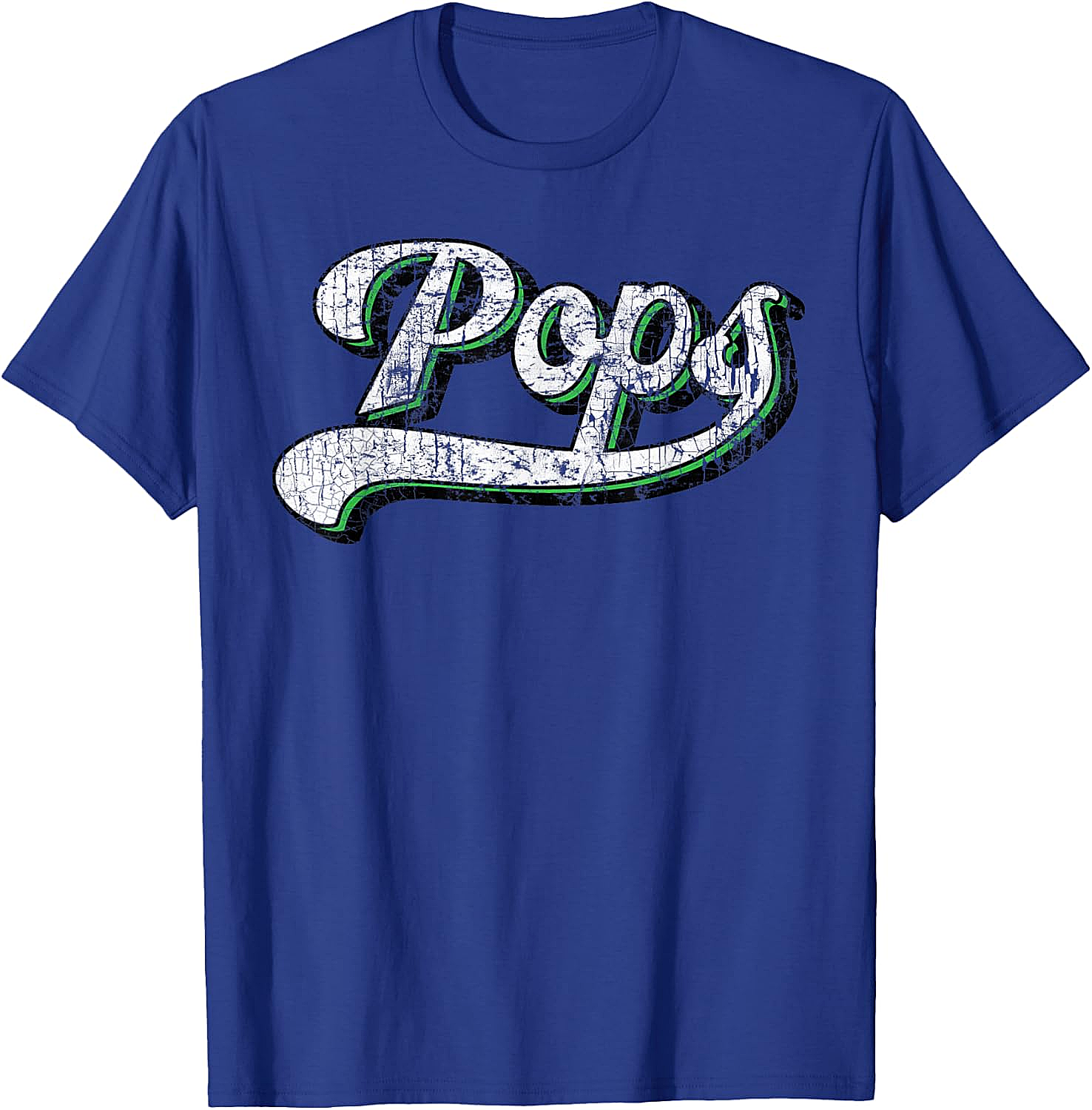 Vintage Pops T-Shirt Retro Baseball Graphic Tee for Dad
