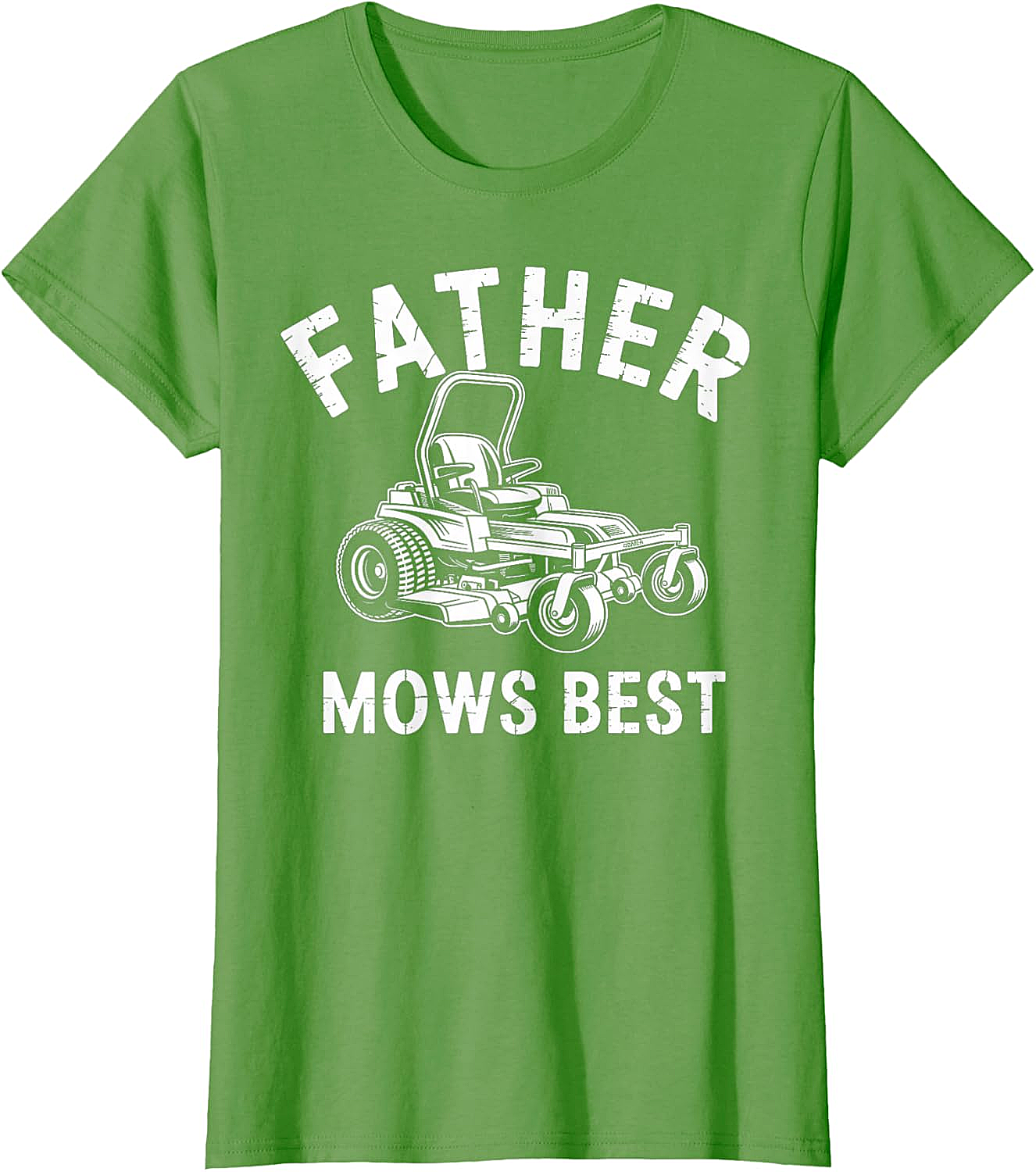  Father Mows Best T-Shirt Funny Lawn Mower Dad Tee
