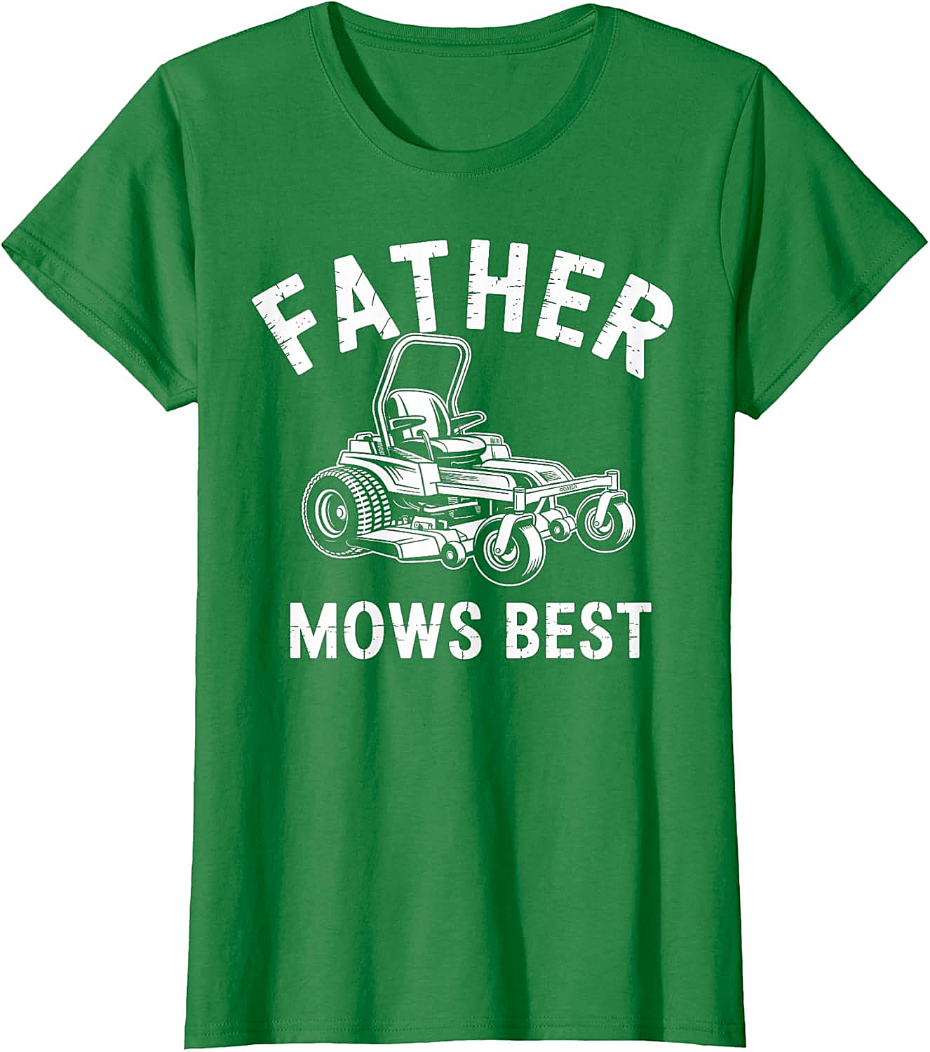  Father Mows Best T-Shirt Funny Lawn Mower Dad Tee