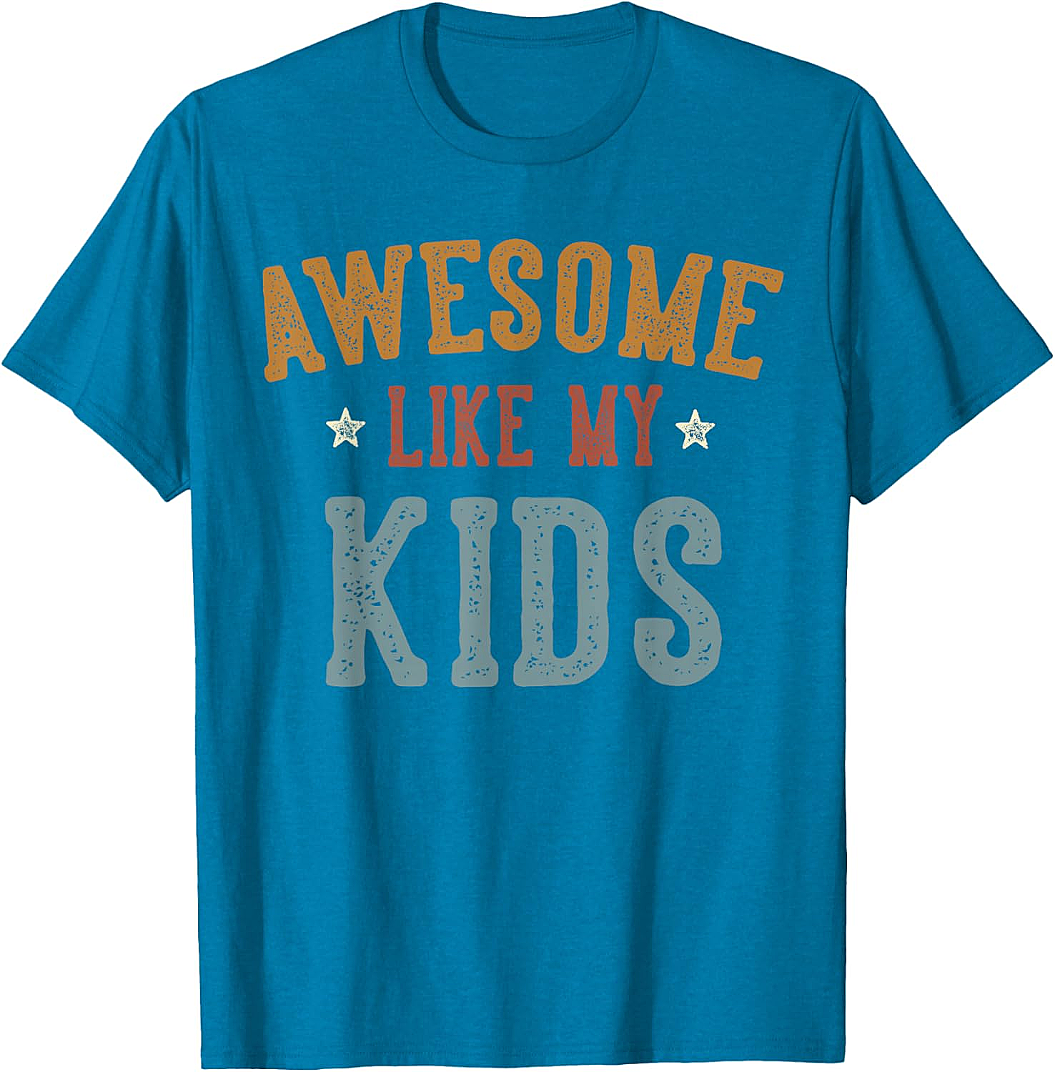 Awesome Like My Kids T-Shirt Funny Retro Parent Tee
