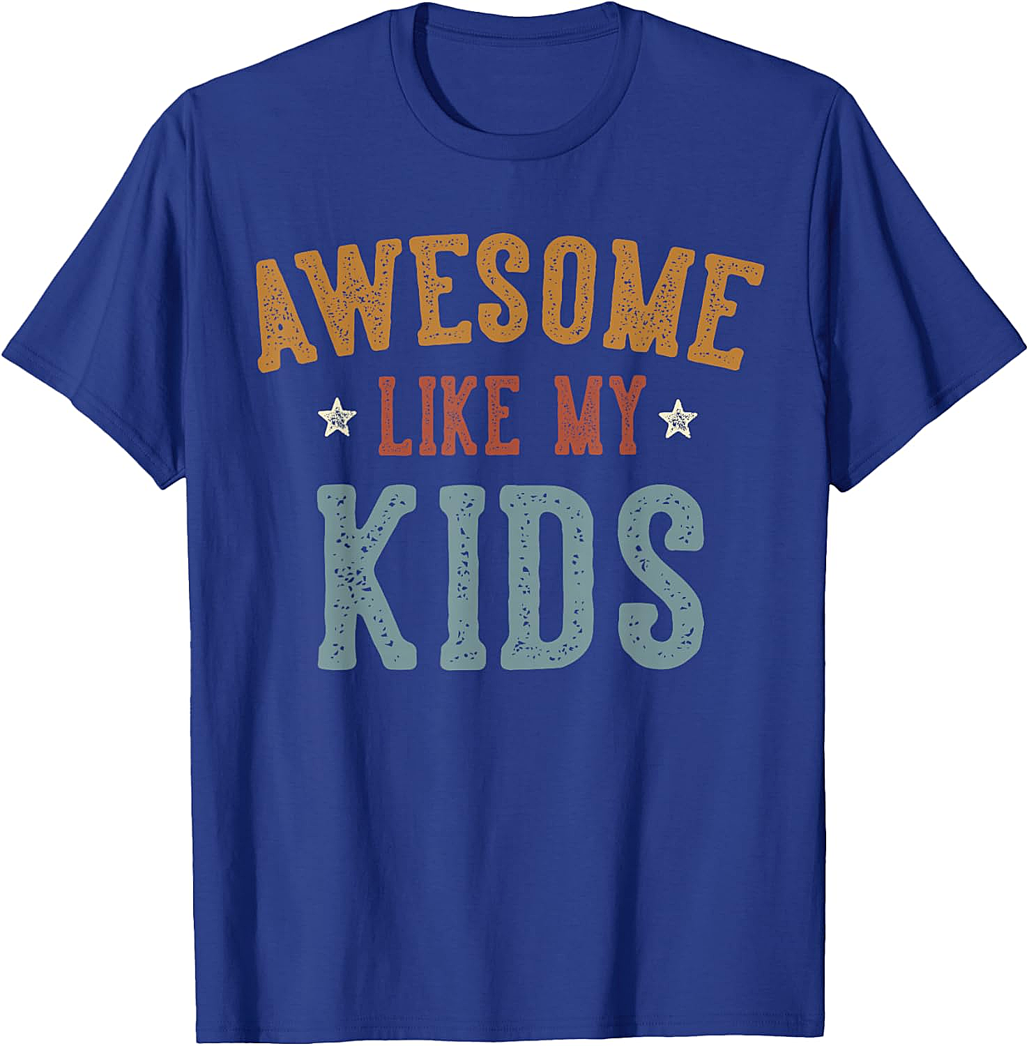 Awesome Like My Kids T-Shirt Funny Retro Parent Tee