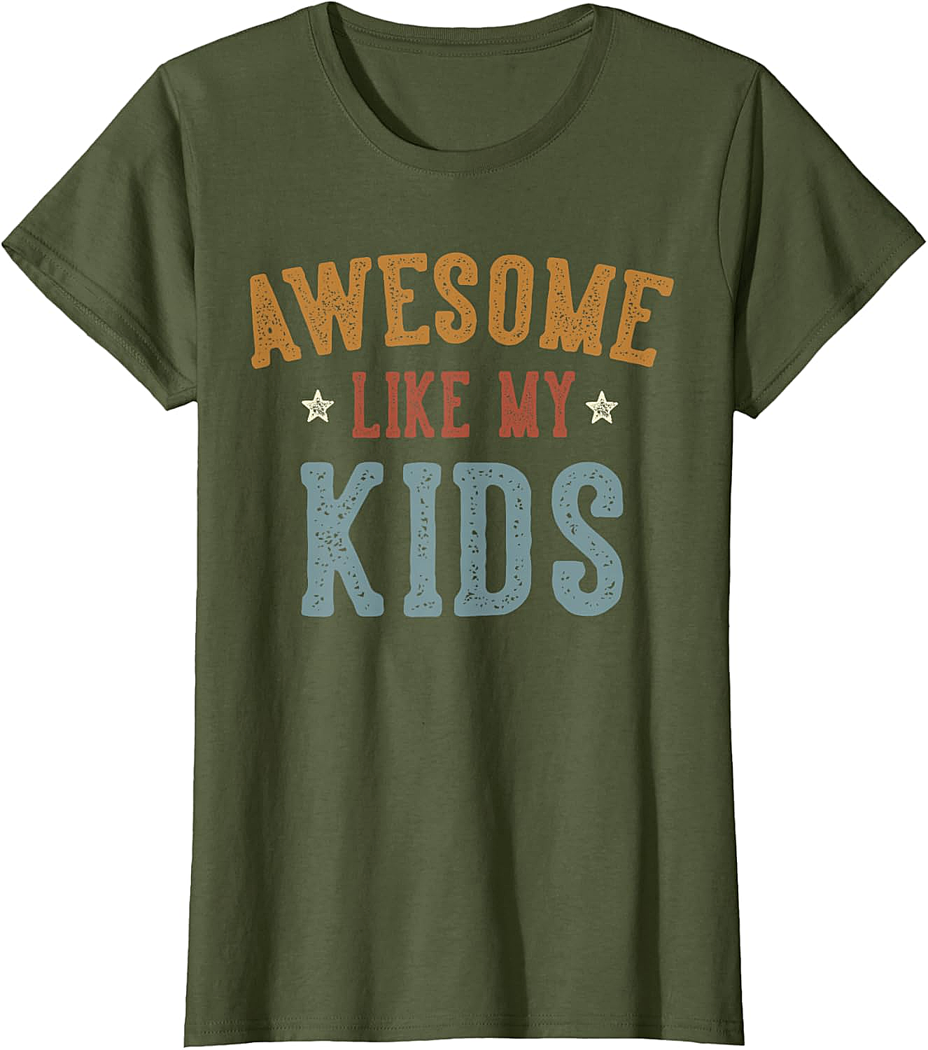 Awesome Like My Kids T-Shirt Funny Retro Parent Tee