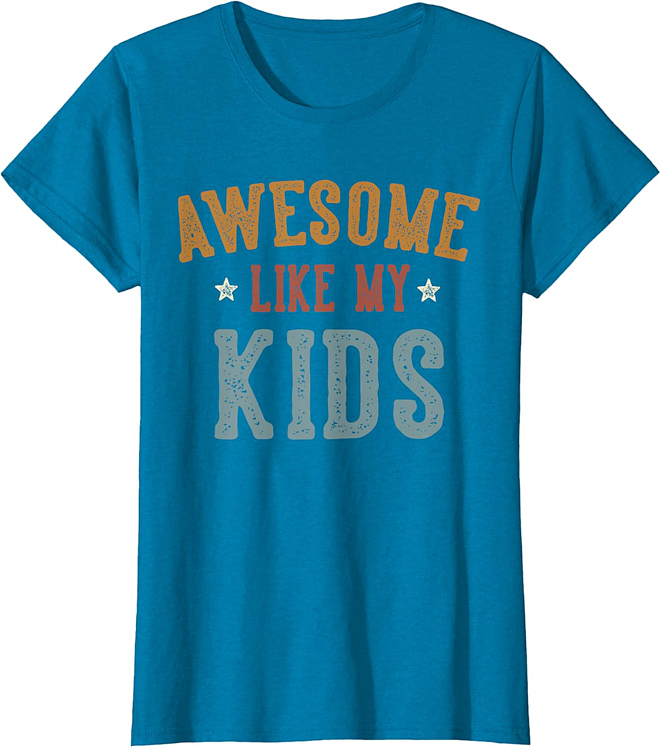 Awesome Like My Kids T-Shirt Funny Retro Parent Tee