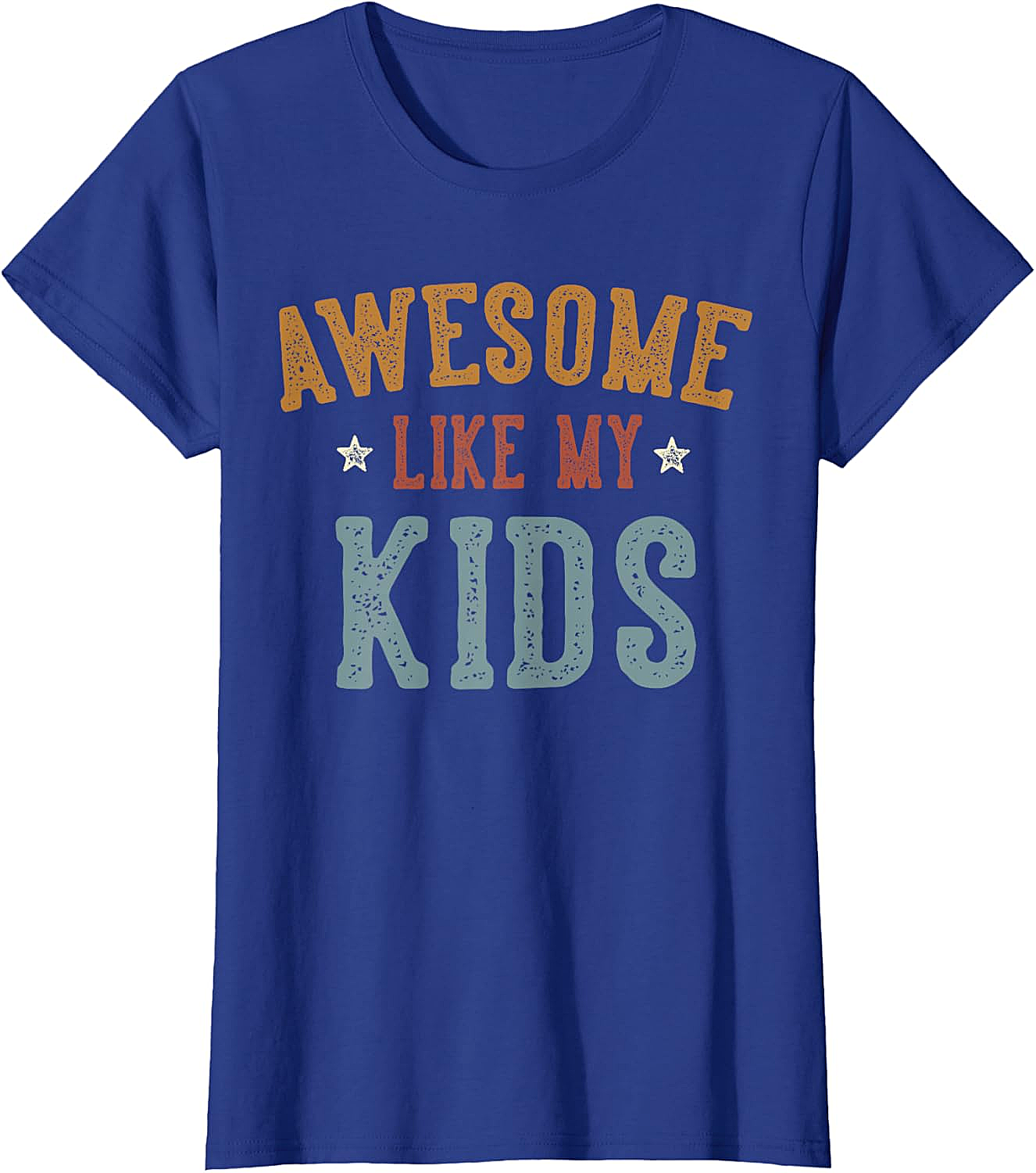 Awesome Like My Kids T-Shirt Funny Retro Parent Tee