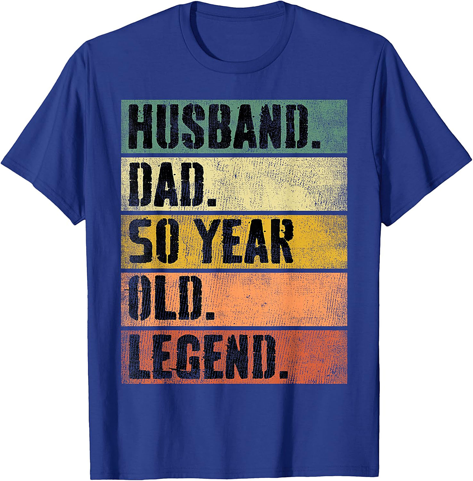 Husband Dad 50 Year Old Legend T-Shirt | Retro 50th Gift