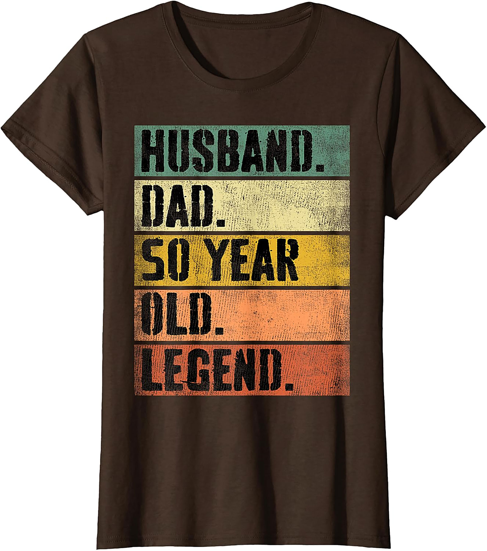 Husband Dad 50 Year Old Legend T-Shirt | Retro 50th Gift