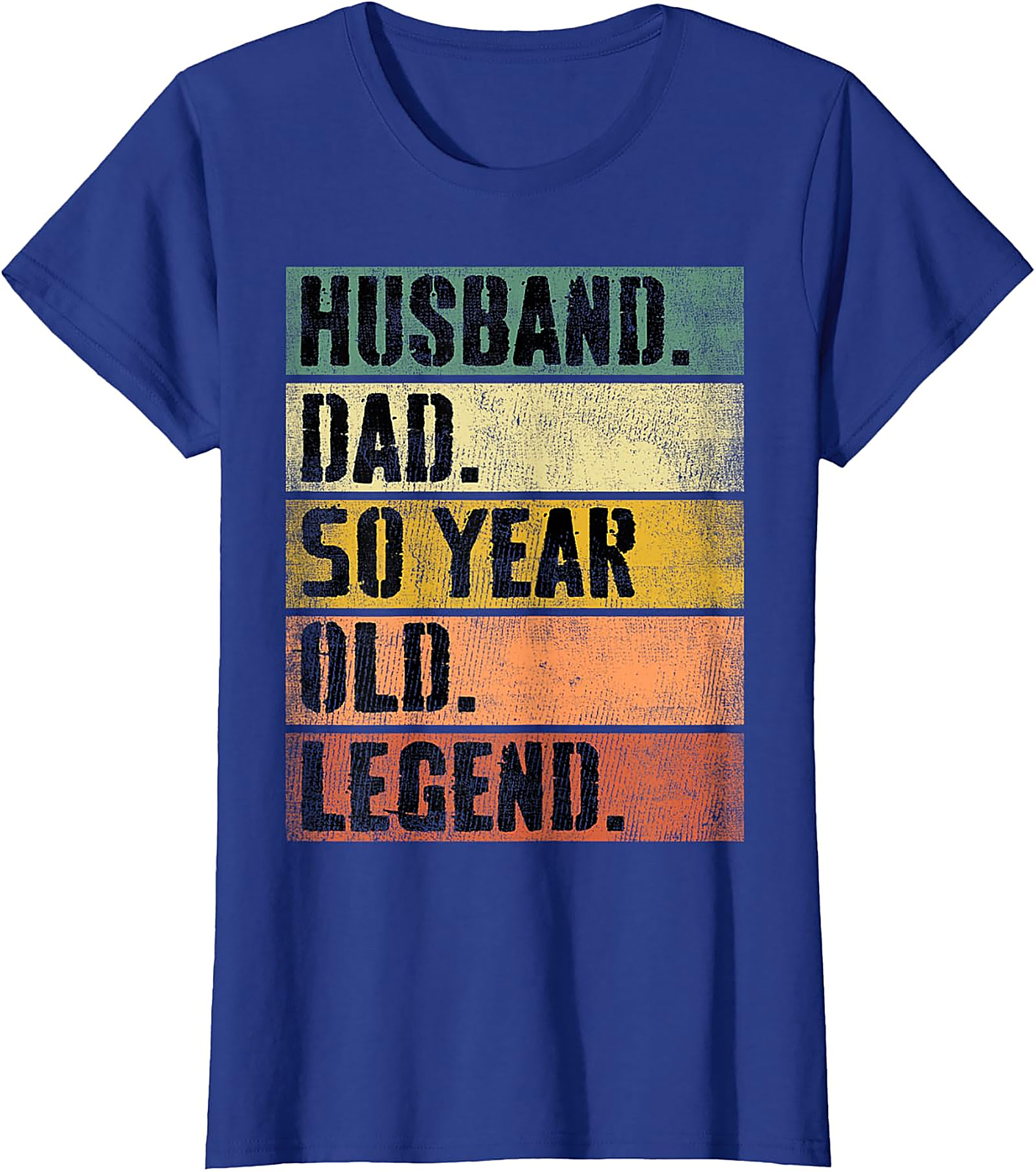 Husband Dad 50 Year Old Legend T-Shirt | Retro 50th Gift