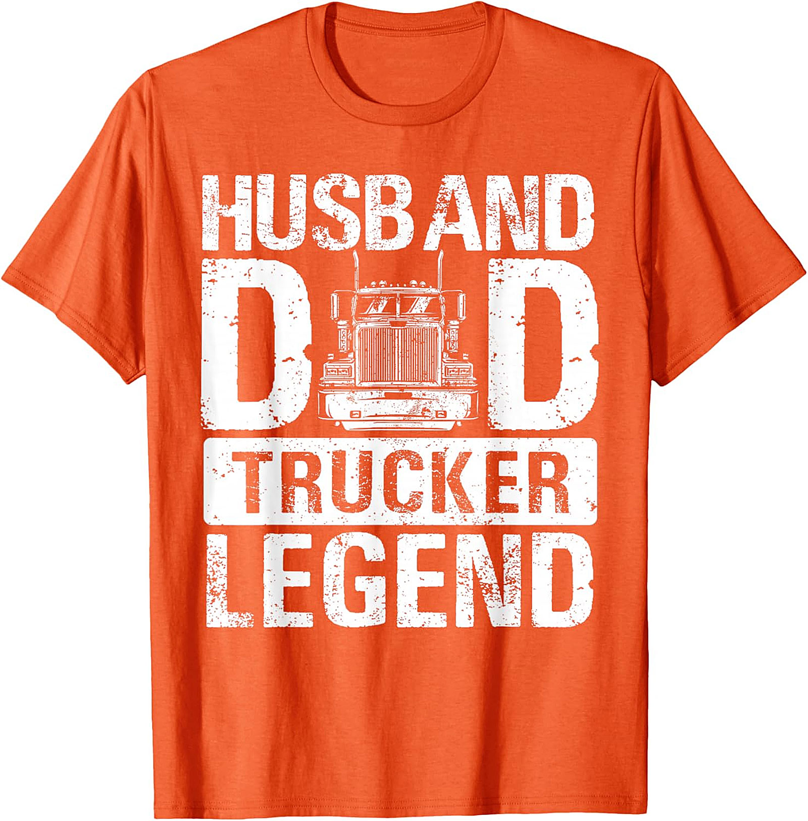 Husband Dad Trucker Legend T-Shirt | Funny Trucker Gift