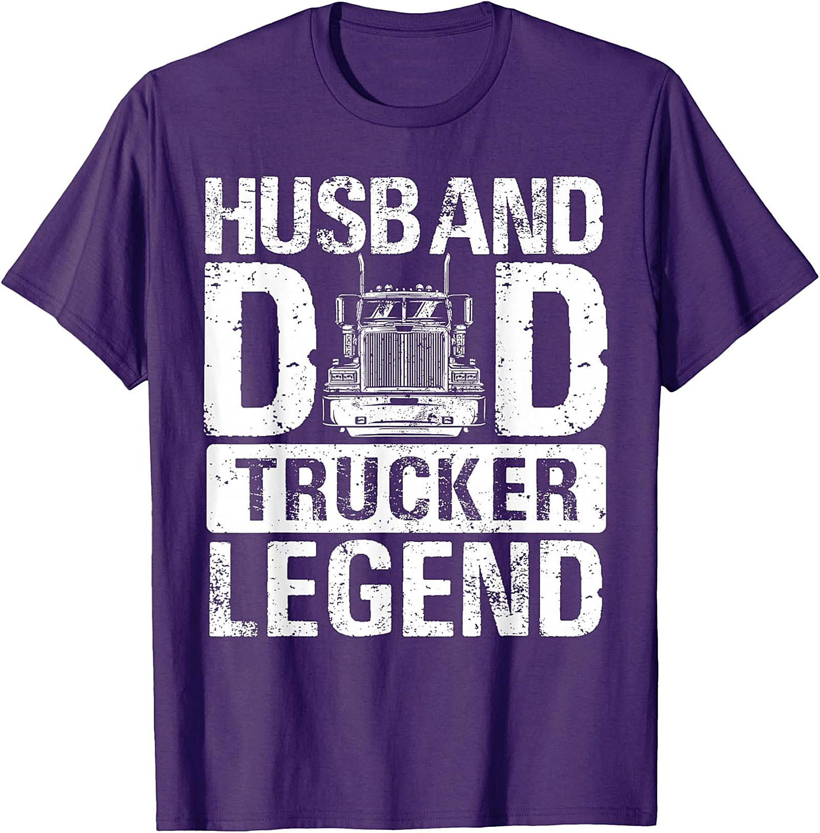Husband Dad Trucker Legend T-Shirt | Funny Trucker Gift
