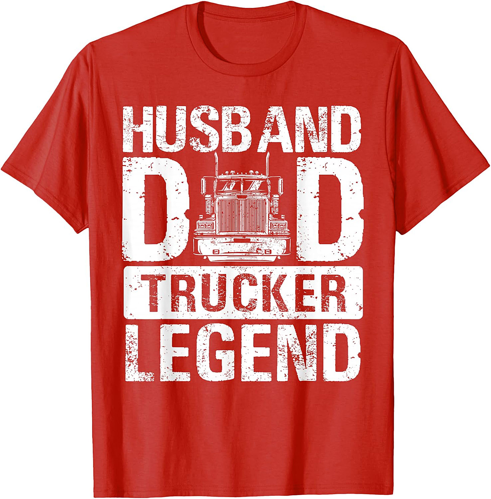 Husband Dad Trucker Legend T-Shirt | Funny Trucker Gift