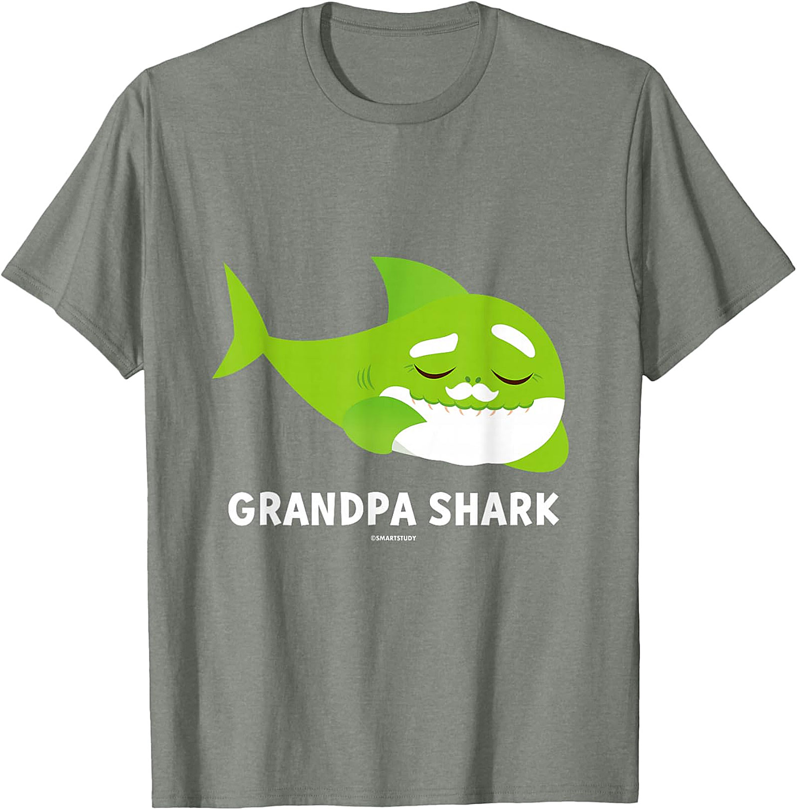 Grandpa Shark T-Shirt | Funny Family Graphic Tee Gift