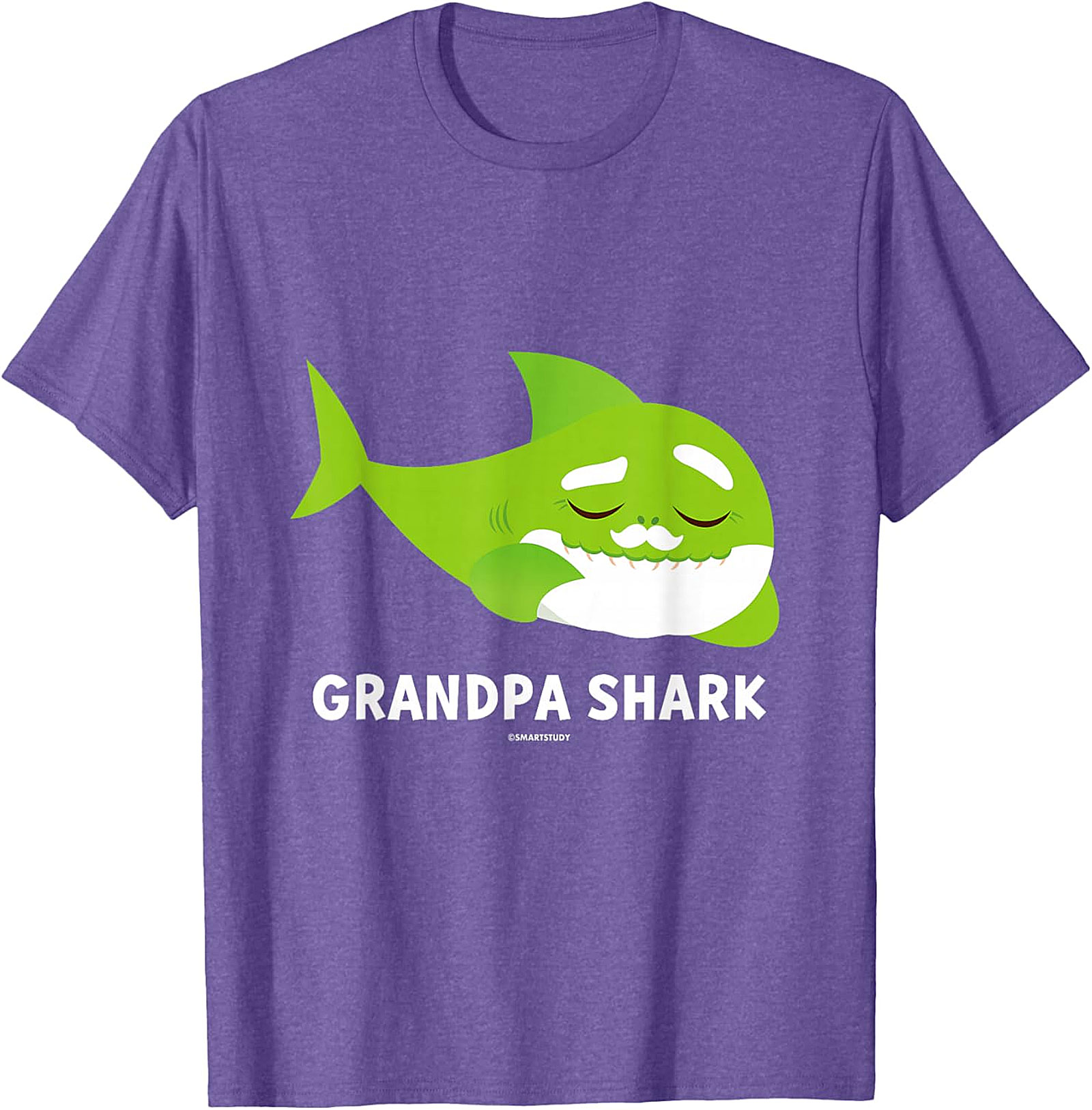 Grandpa Shark T-Shirt | Funny Family Graphic Tee Gift