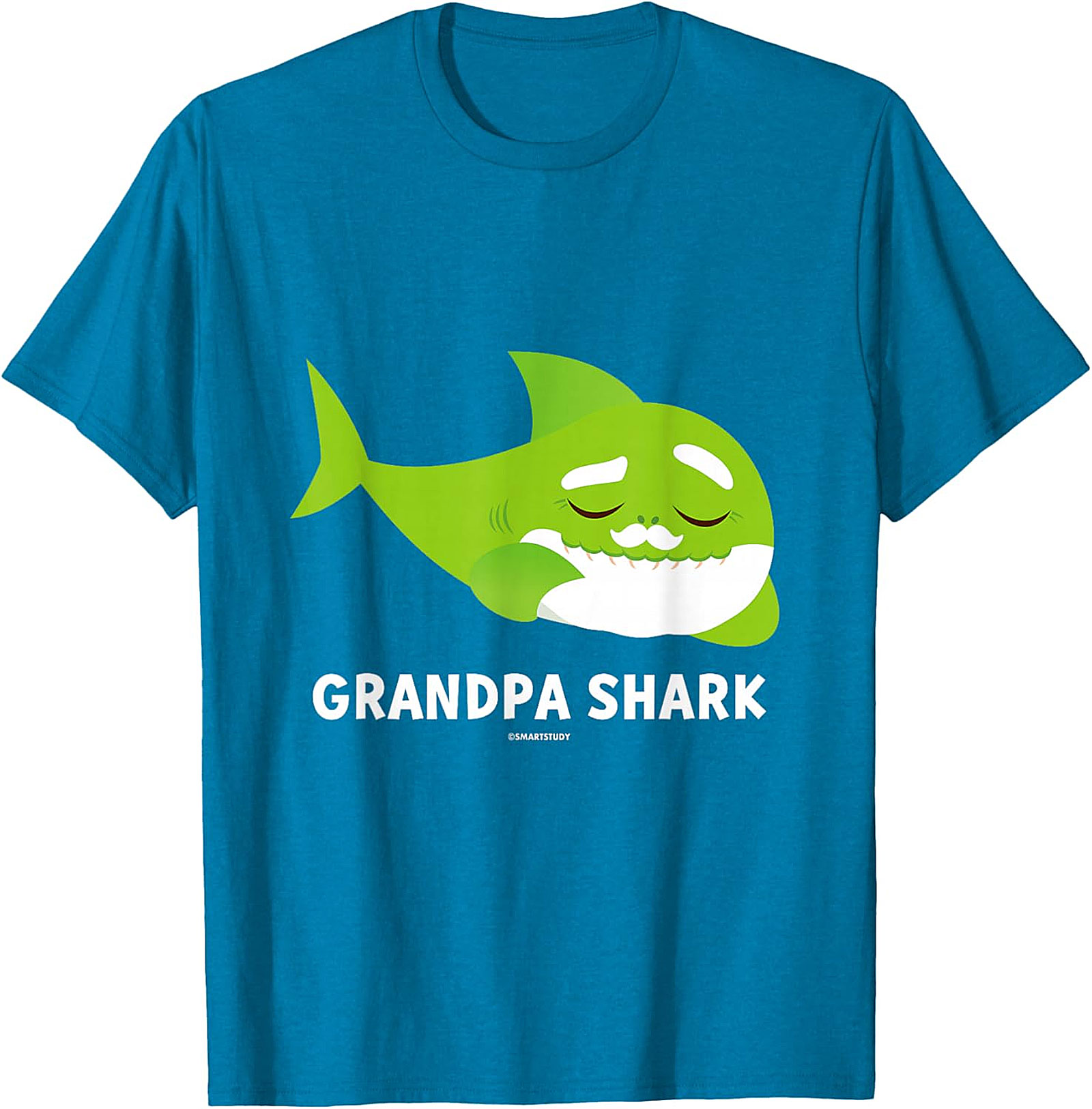 Grandpa Shark T-Shirt | Funny Family Graphic Tee Gift