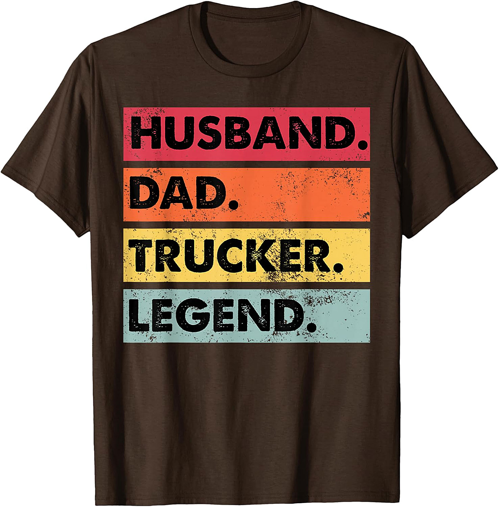 Husband Dad Trucker Legend T-Shirt | Retro Graphic Tee