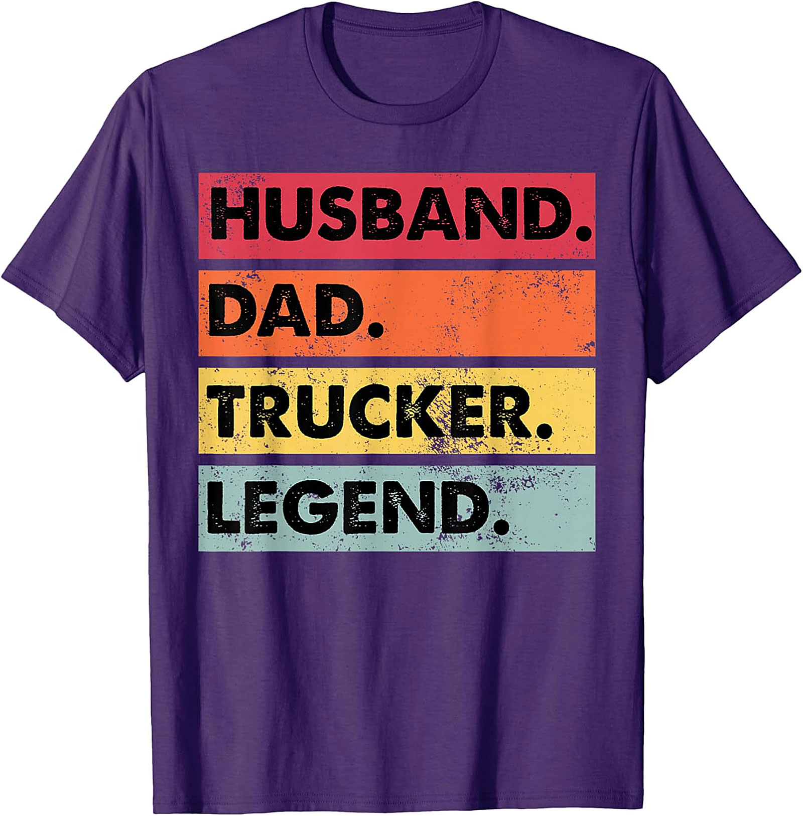Husband Dad Trucker Legend T-Shirt | Retro Graphic Tee