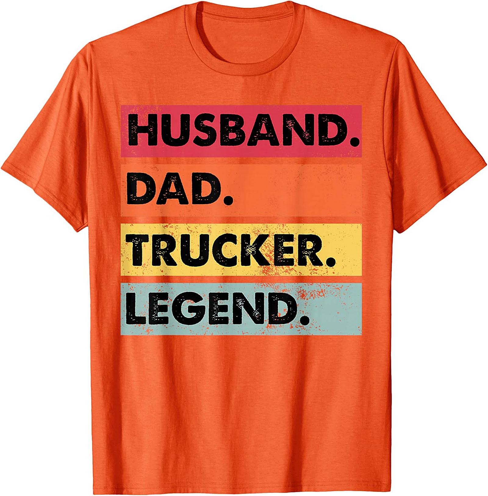 Husband Dad Trucker Legend T-Shirt | Retro Graphic Tee
