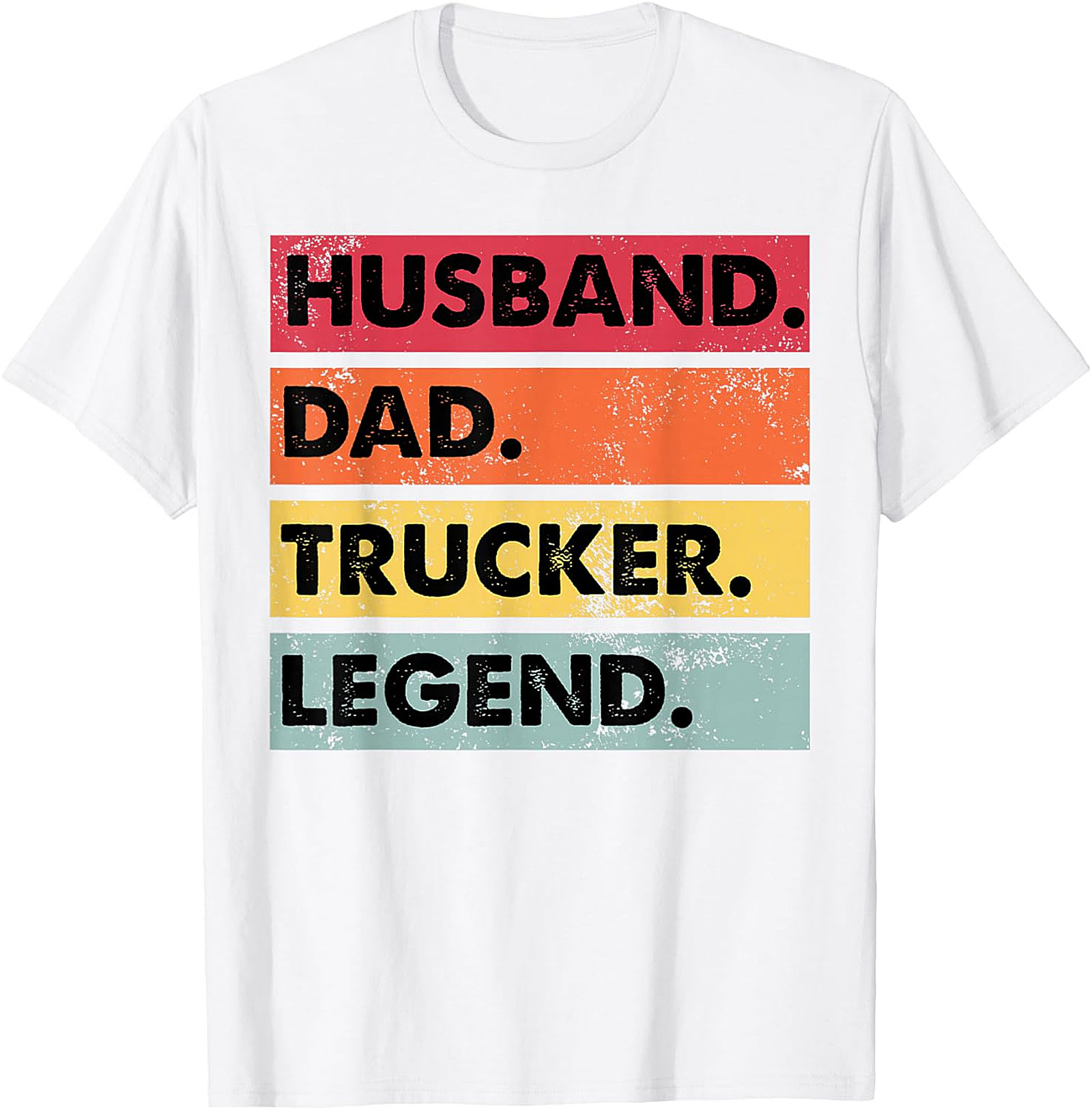 Husband Dad Trucker Legend T-Shirt | Retro Graphic Tee