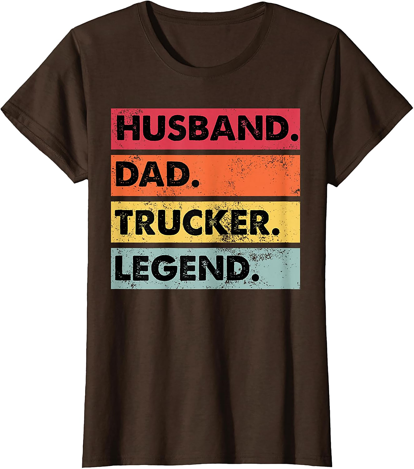 Husband Dad Trucker Legend T-Shirt | Retro Graphic Tee