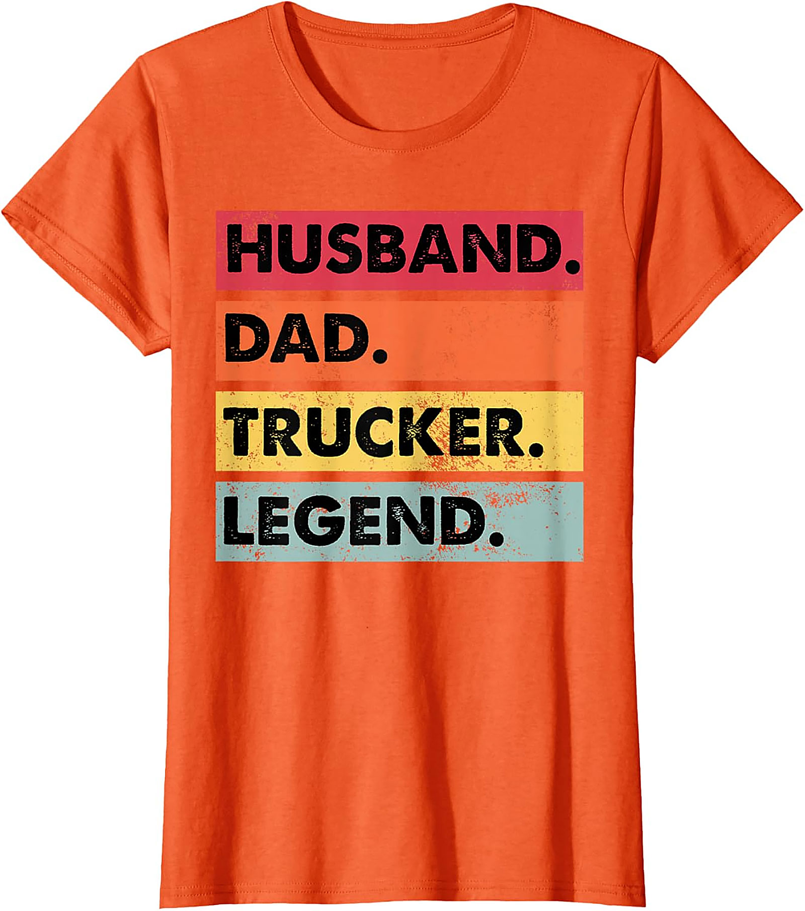Husband Dad Trucker Legend T-Shirt | Retro Graphic Tee