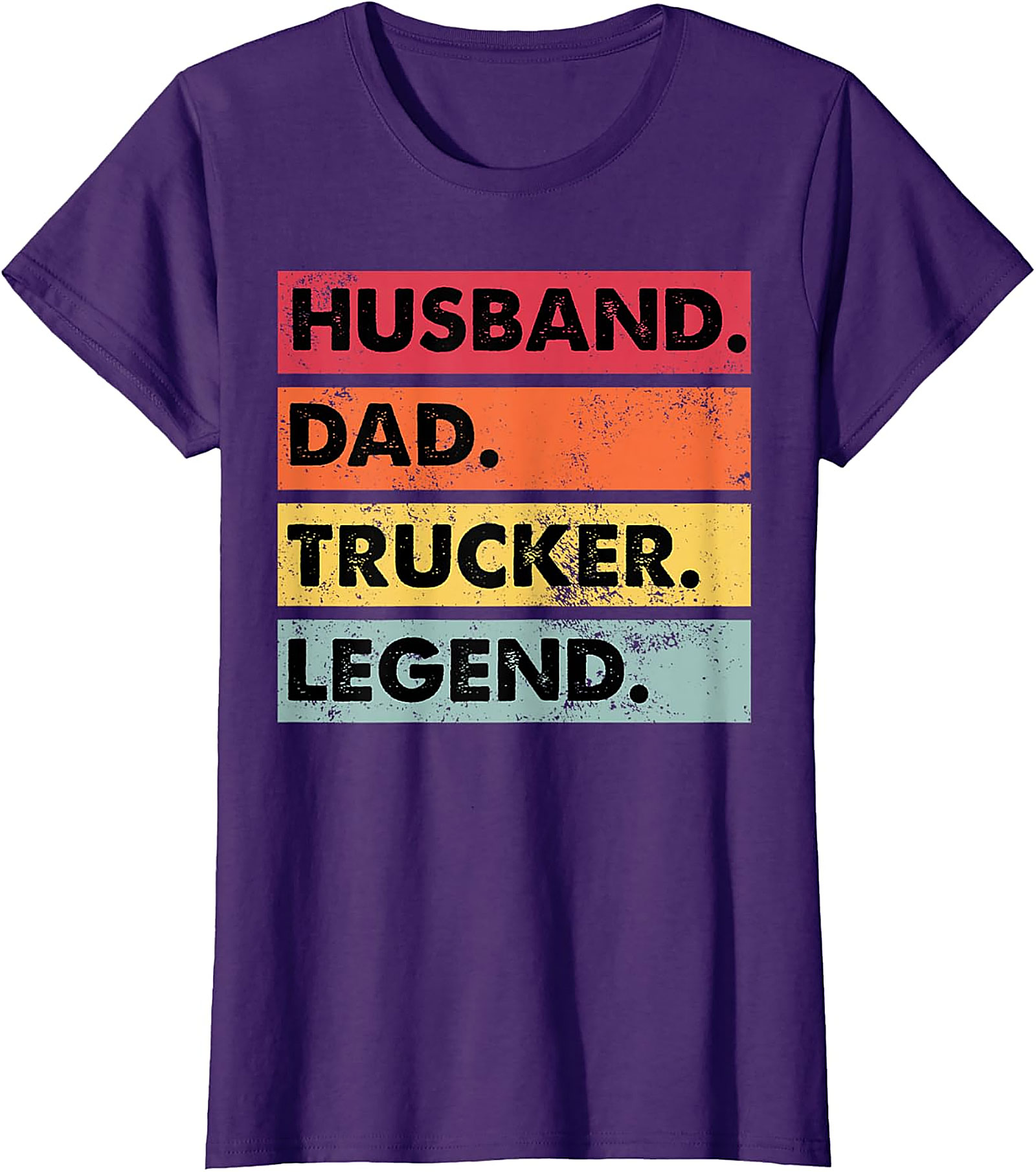 Husband Dad Trucker Legend T-Shirt | Retro Graphic Tee