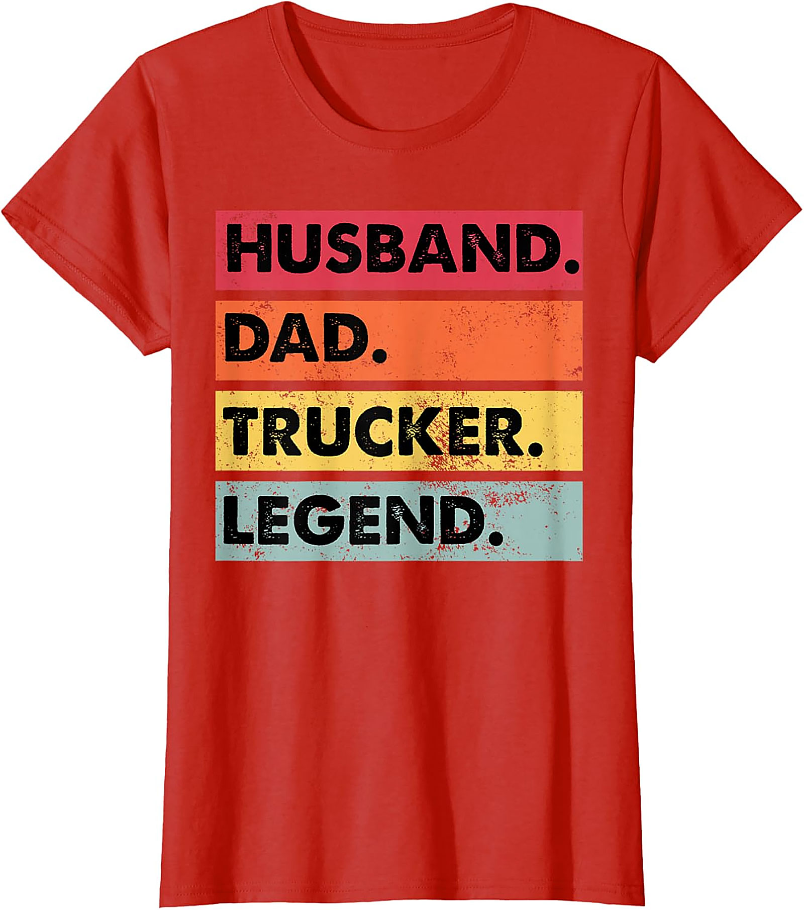Husband Dad Trucker Legend T-Shirt | Retro Graphic Tee