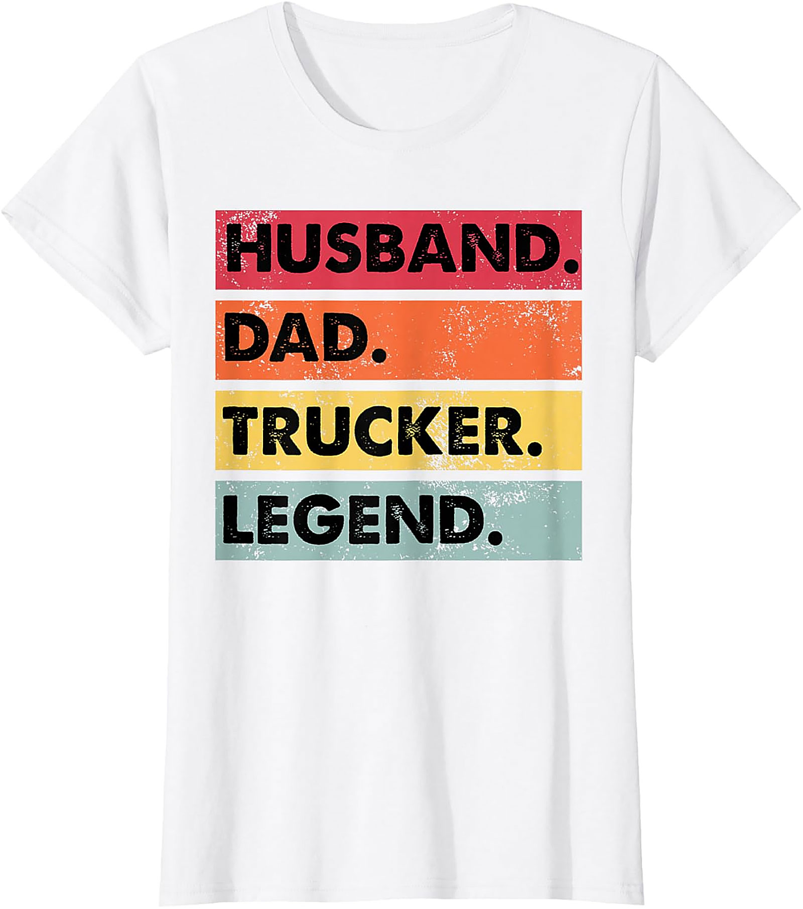 Husband Dad Trucker Legend T-Shirt | Retro Graphic Tee
