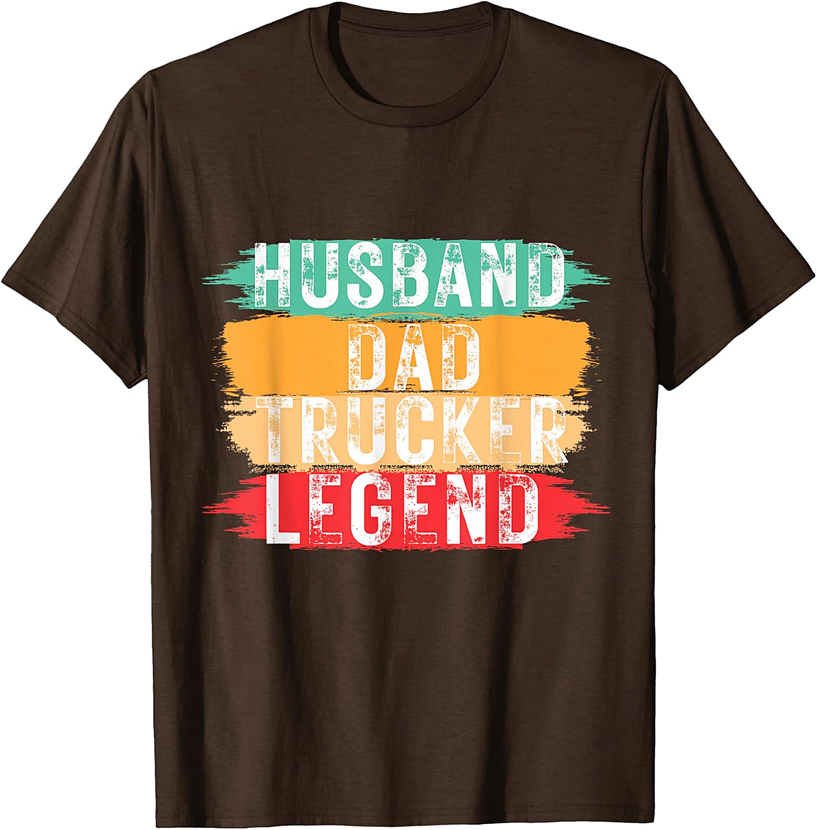 Husband Dad Trucker Legend T-Shirt | Retro Trucker Gift