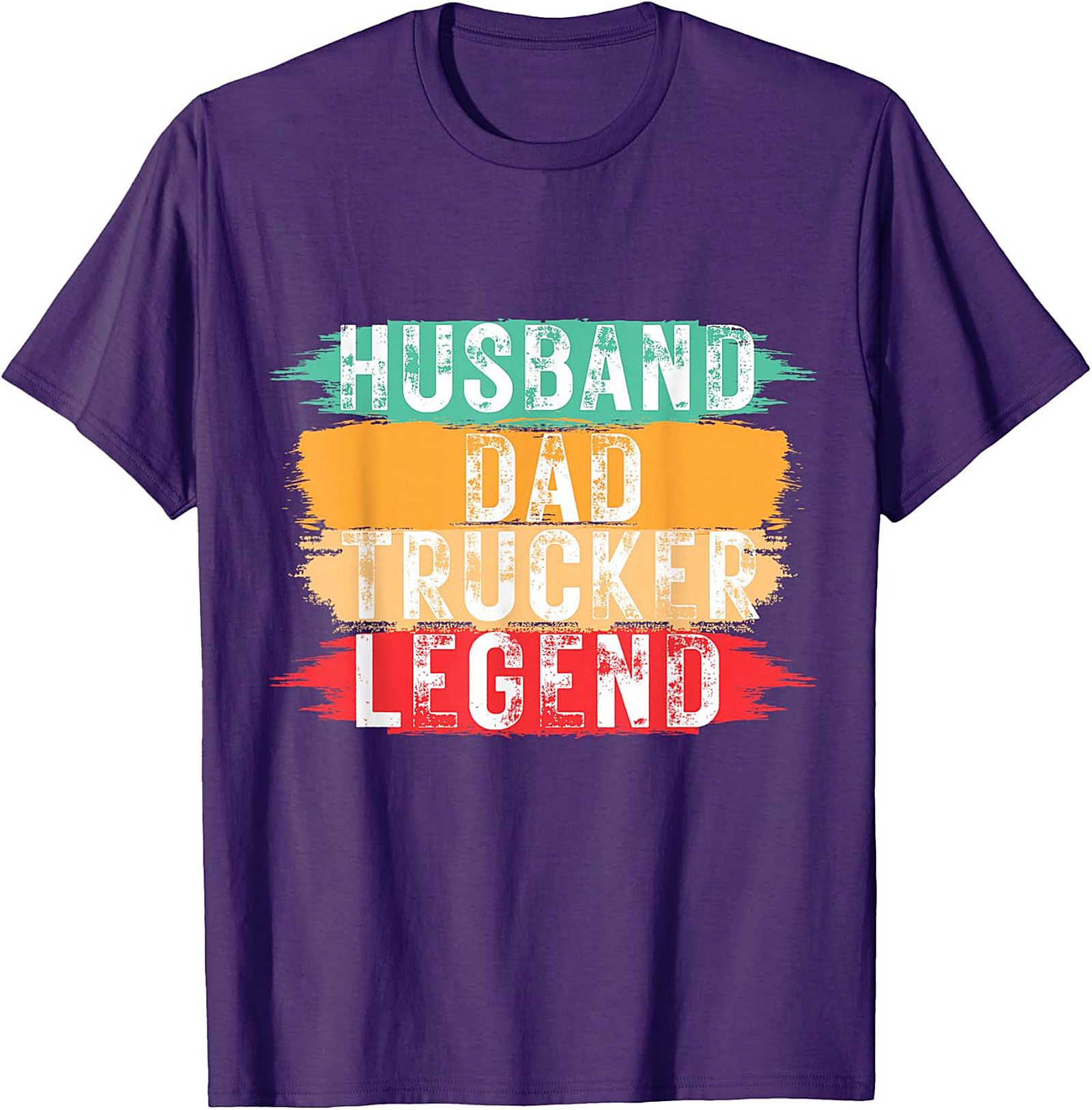 Husband Dad Trucker Legend T-Shirt | Retro Trucker Gift