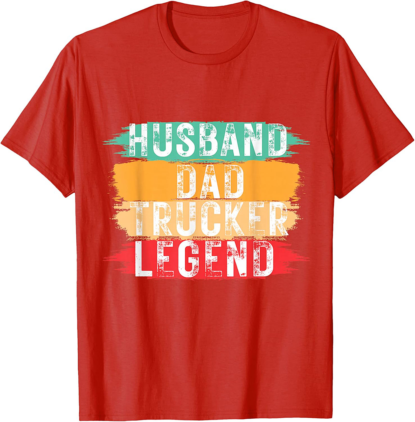 Husband Dad Trucker Legend T-Shirt | Retro Trucker Gift