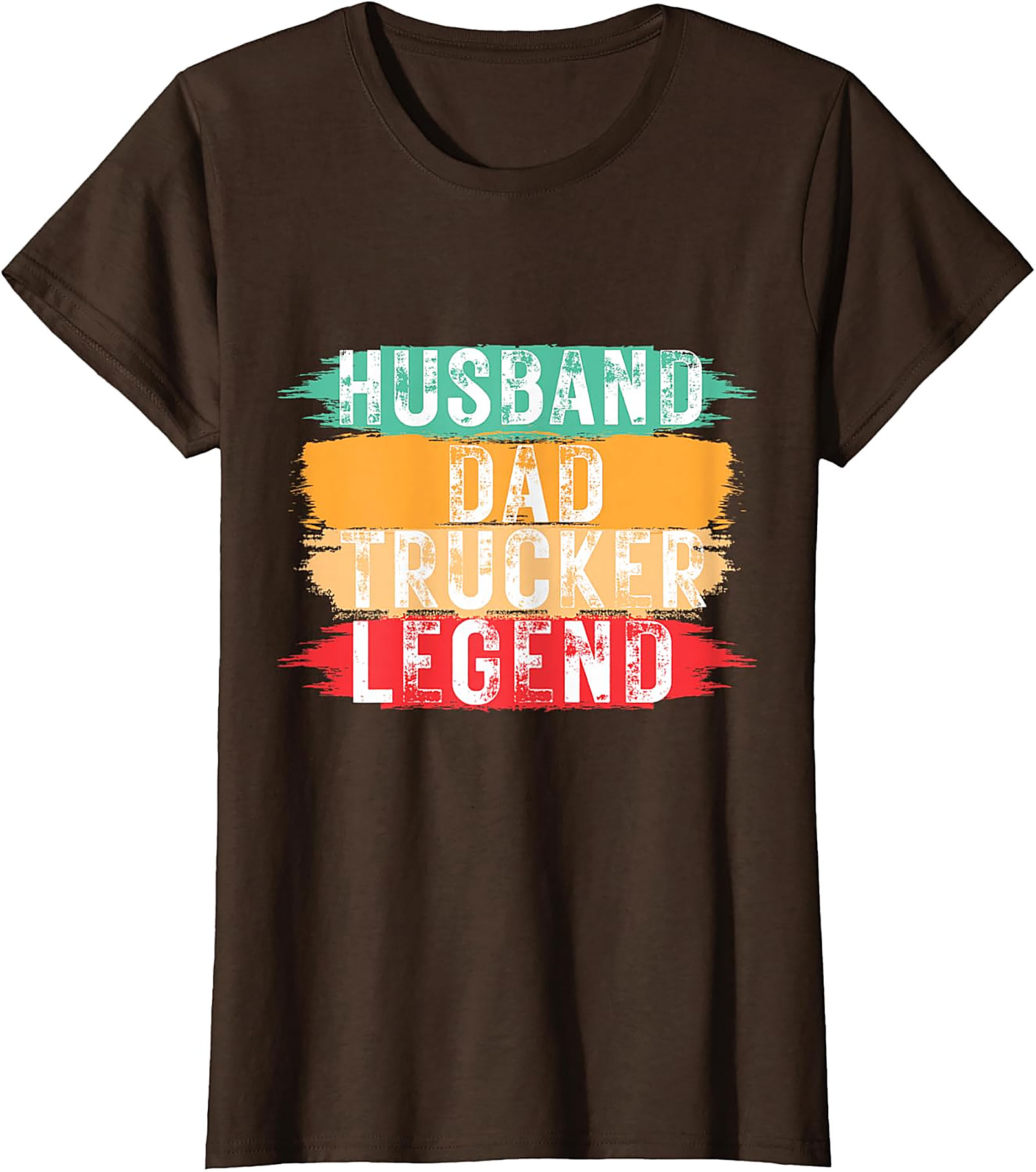 Husband Dad Trucker Legend T-Shirt | Retro Trucker Gift