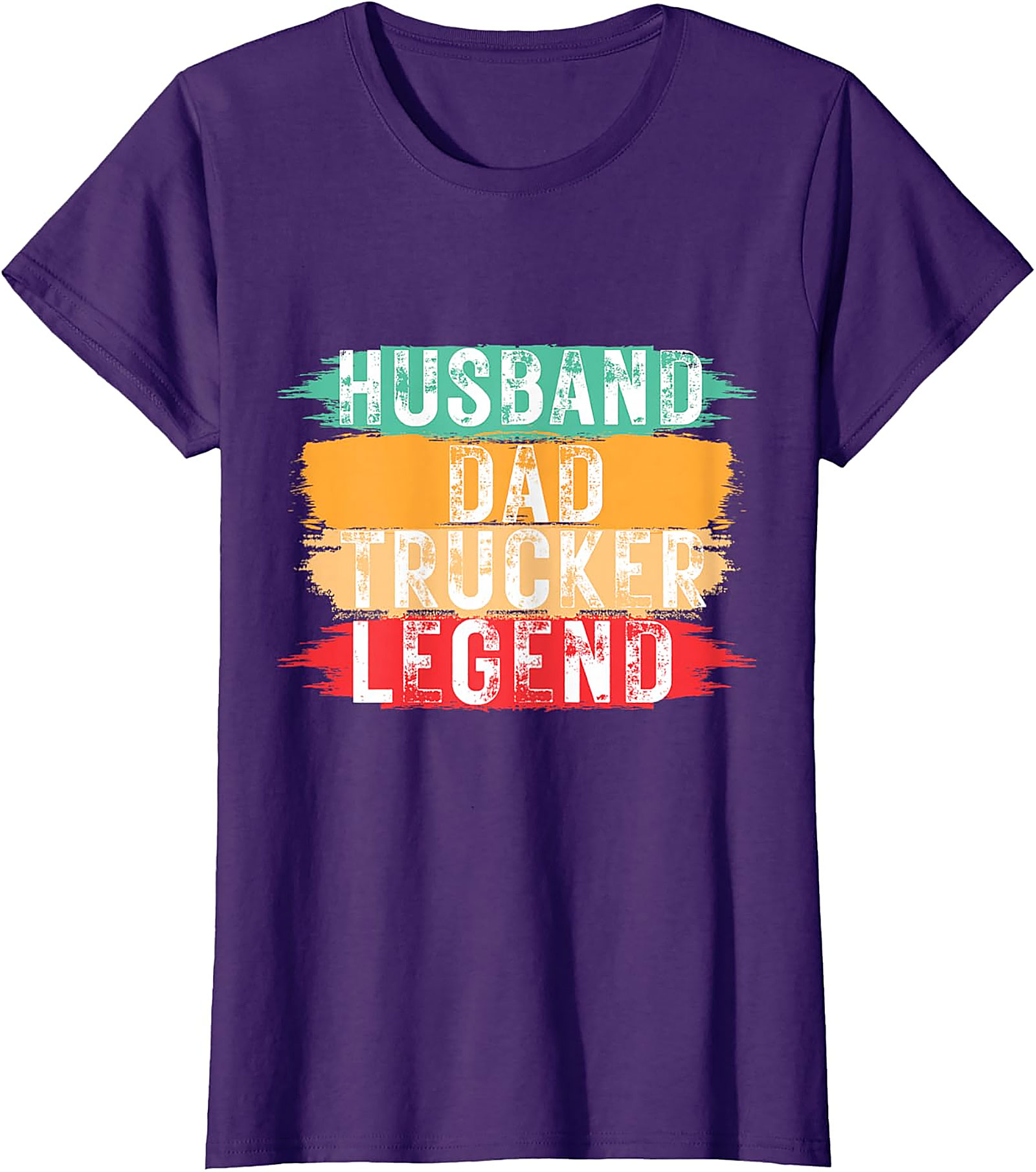 Husband Dad Trucker Legend T-Shirt | Retro Trucker Gift