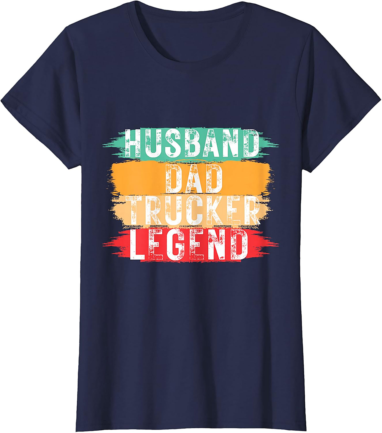 Husband Dad Trucker Legend T-Shirt | Retro Trucker Gift