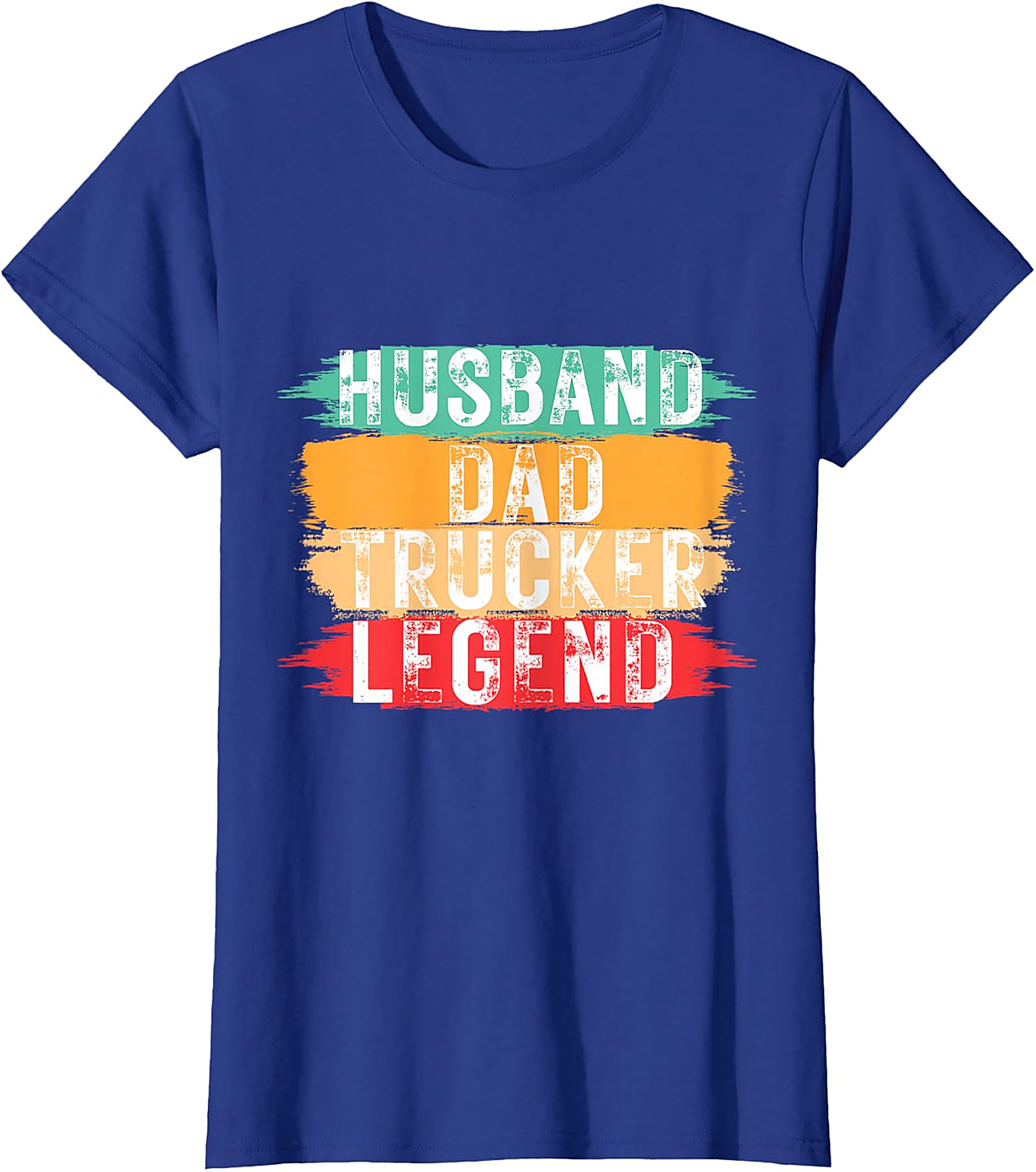 Husband Dad Trucker Legend T-Shirt | Retro Trucker Gift