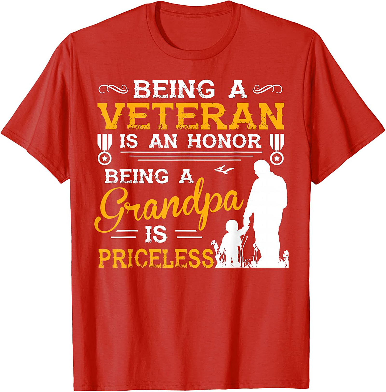  Veteran Grandpa T-Shirt | Proud Grandpa Gift Idea