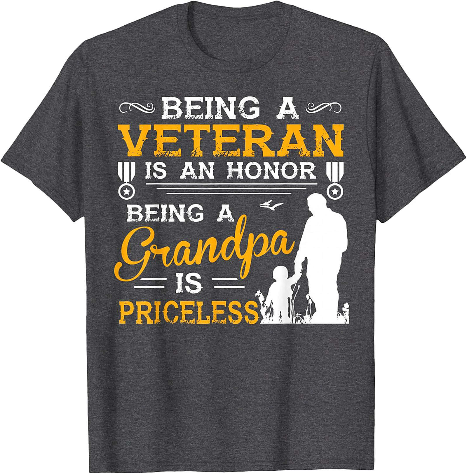  Veteran Grandpa T-Shirt | Proud Grandpa Gift Idea