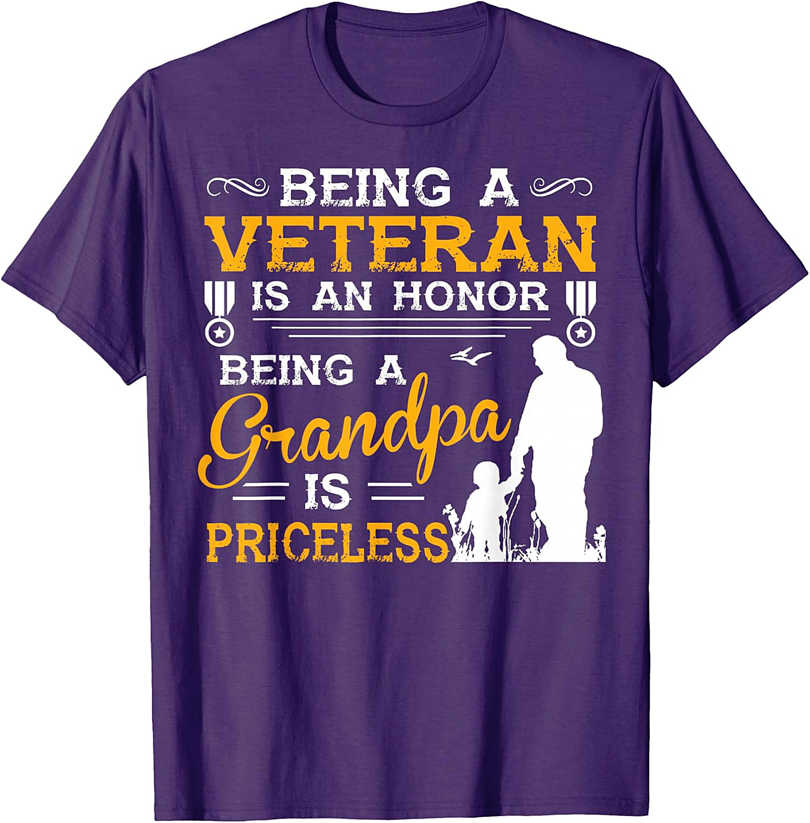  Veteran Grandpa T-Shirt | Proud Grandpa Gift Idea