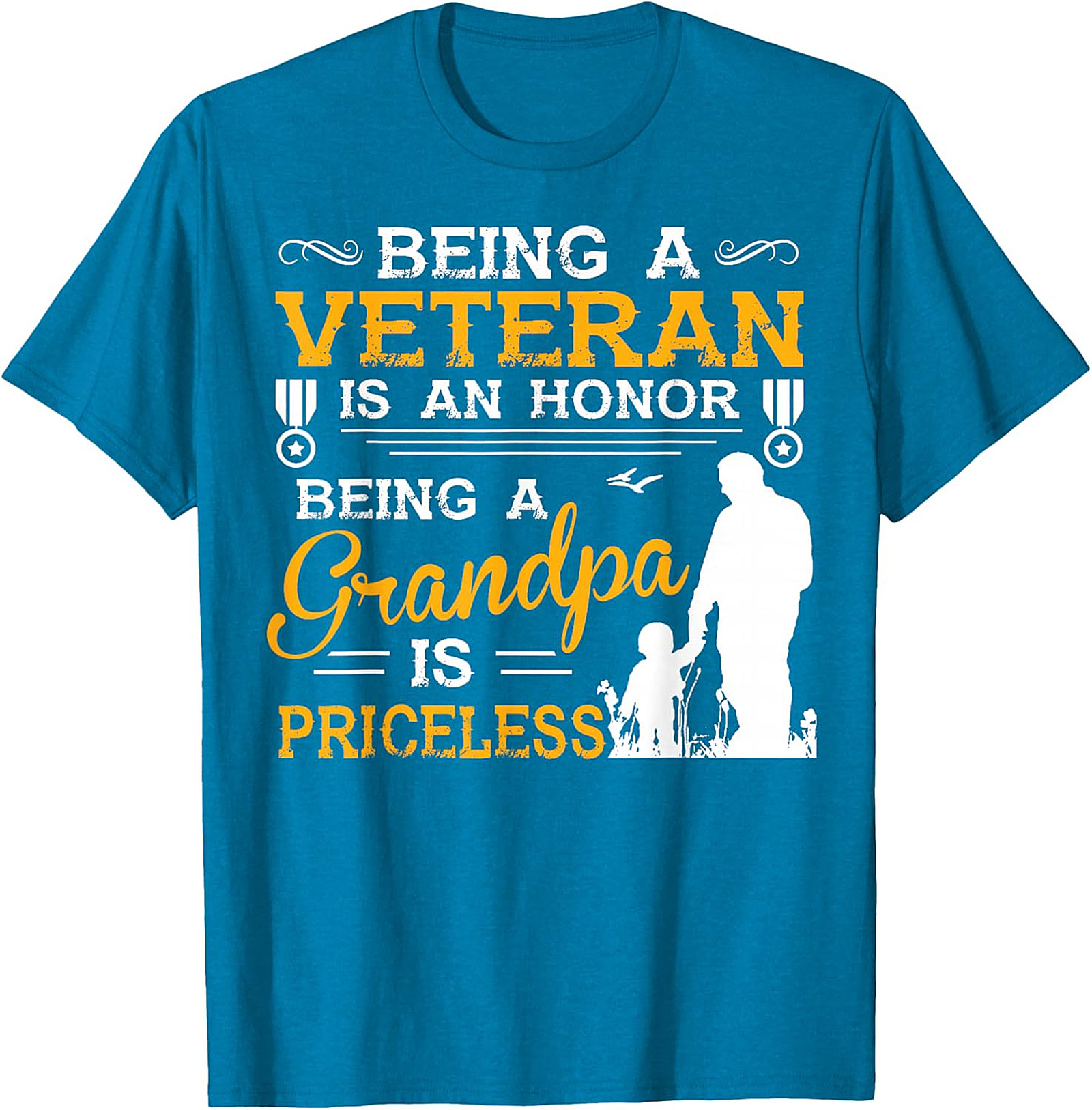  Veteran Grandpa T-Shirt | Proud Grandpa Gift Idea
