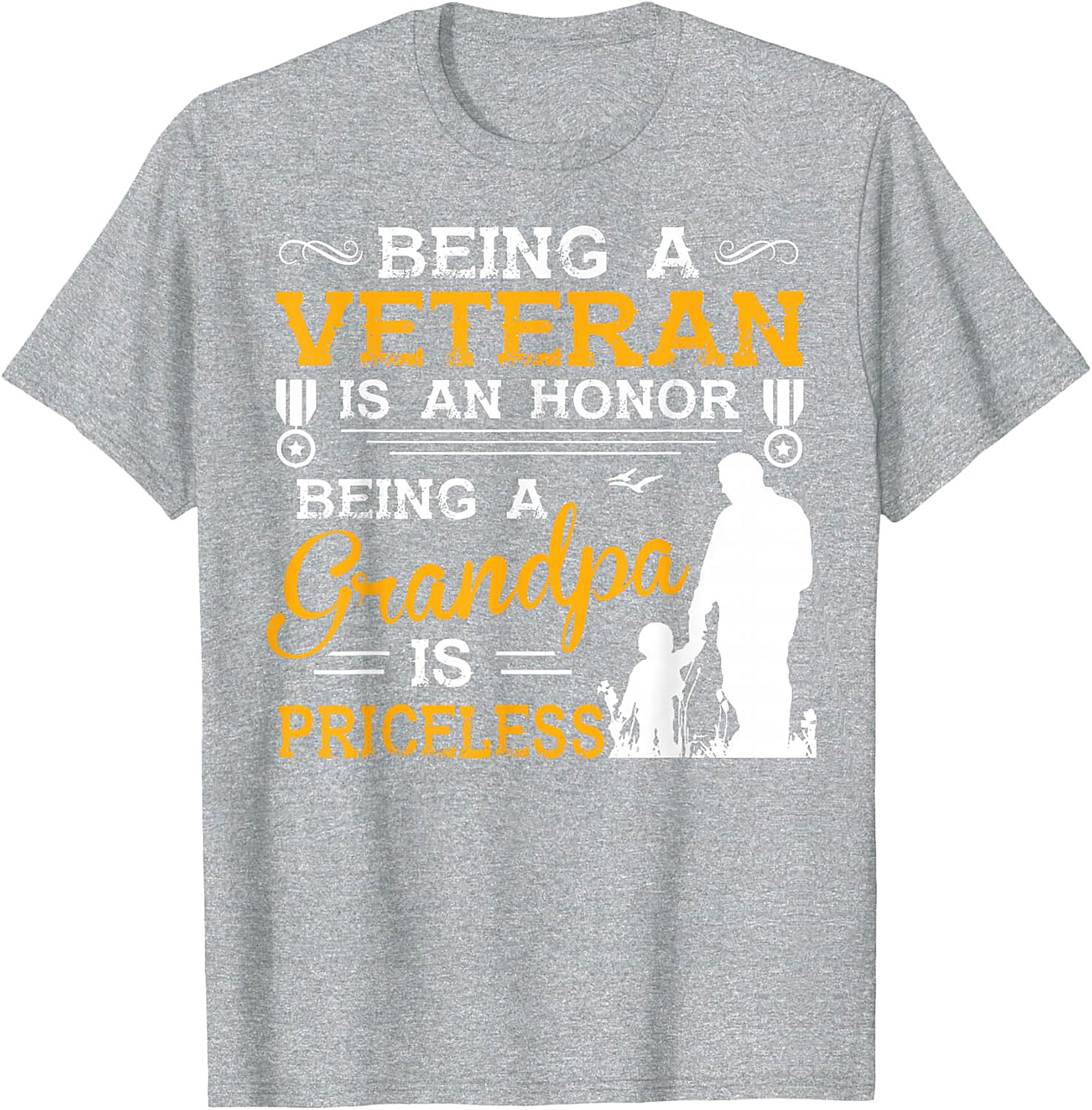  Veteran Grandpa T-Shirt | Proud Grandpa Gift Idea