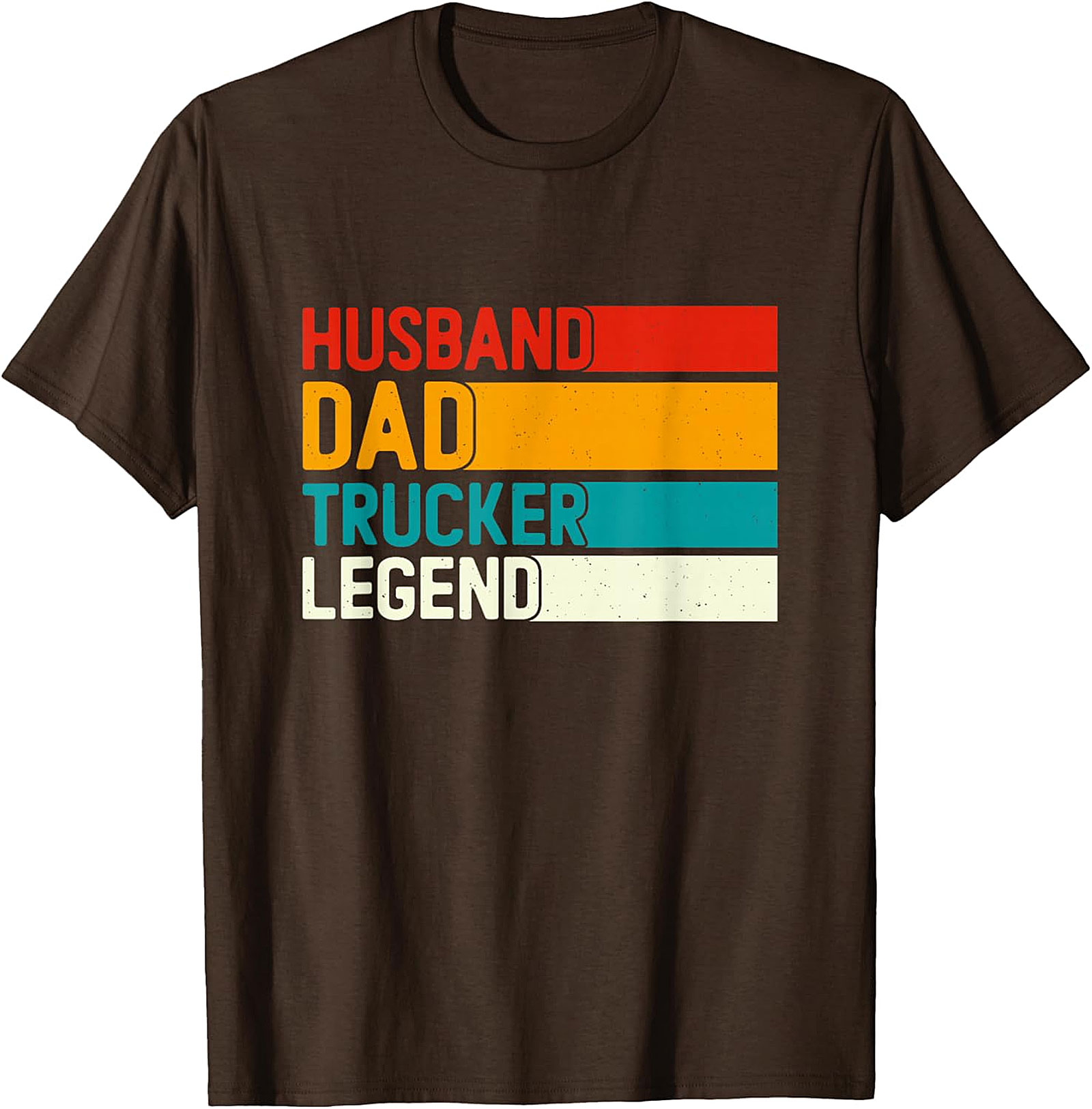 Husband Dad Trucker Legend T-Shirt | Retro Trucker Gift