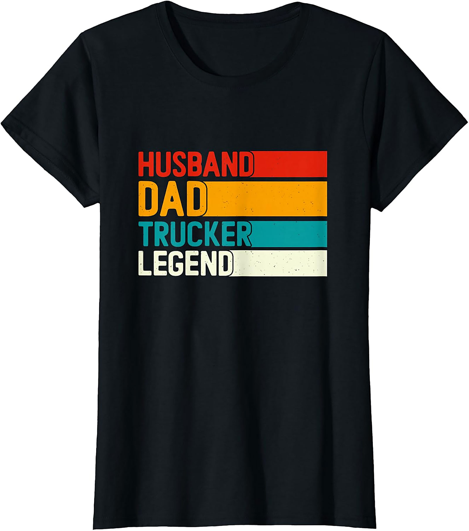 Husband Dad Trucker Legend T-Shirt | Retro Trucker Gift