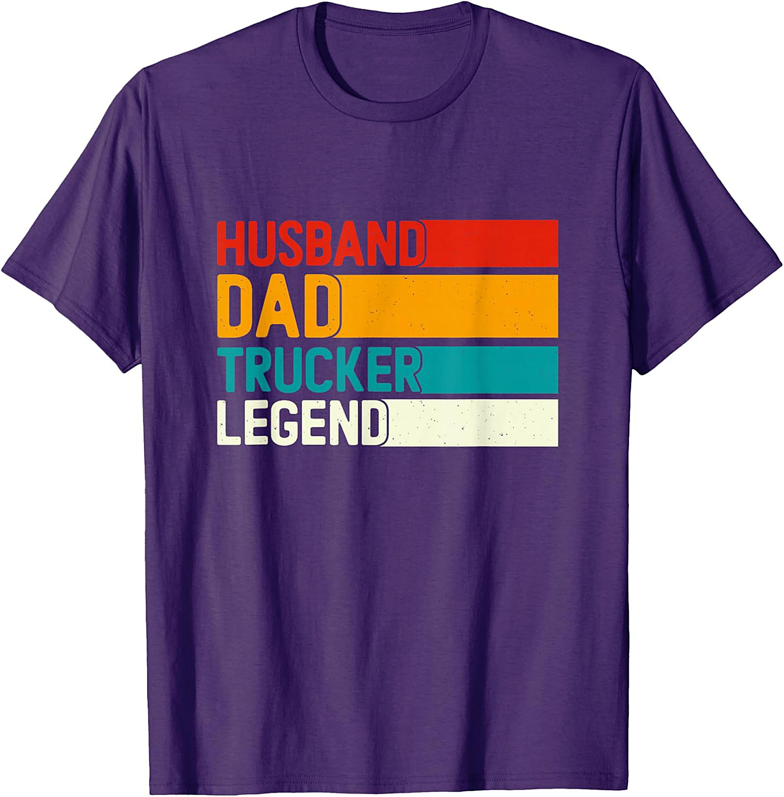 Husband Dad Trucker Legend T-Shirt | Retro Trucker Gift